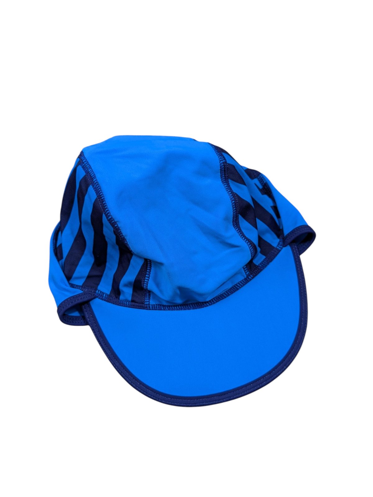 Čepice na koupání s kšiltem modrá pro kluky secondhand