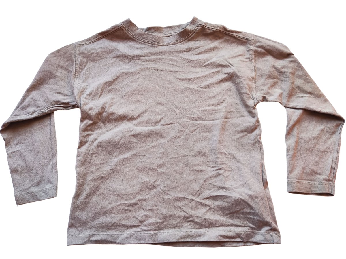 Světlé triko s dlouhým rukávem pro holky secondhand Zara