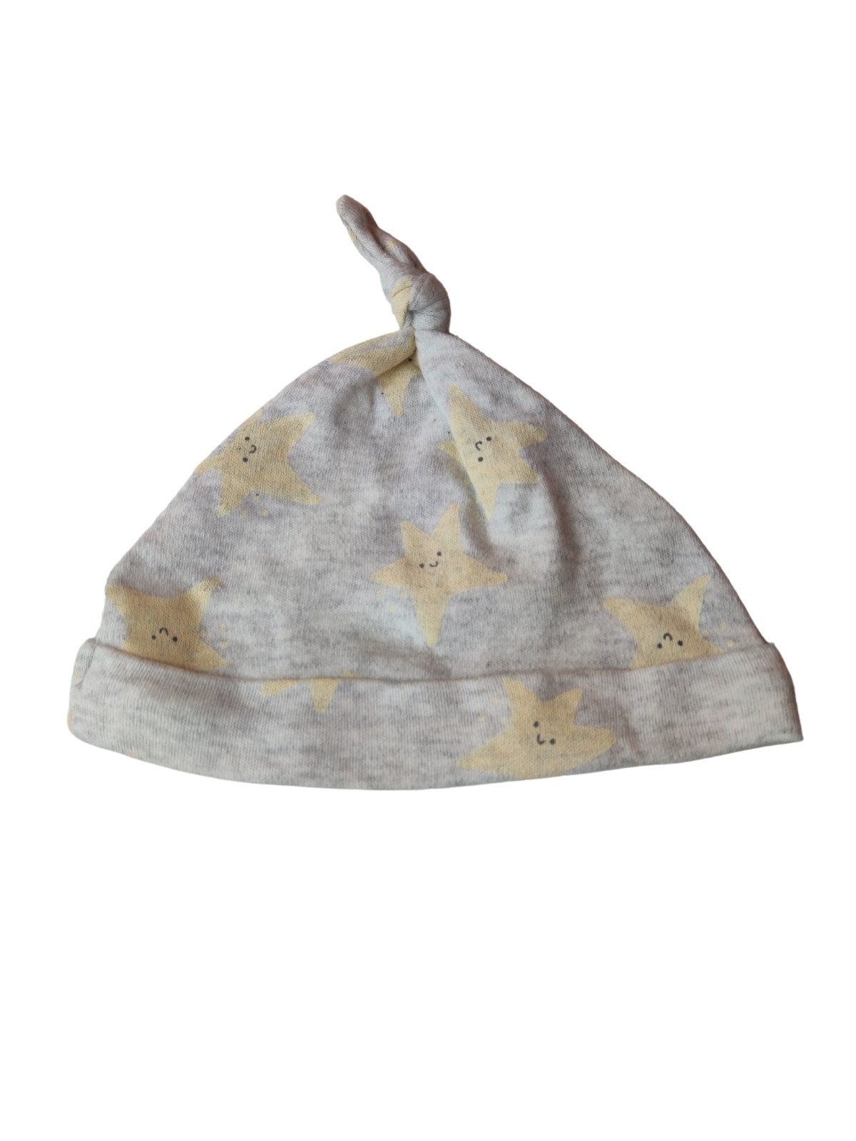 Jarní čepička šedá s hvězdičkami secondhand George