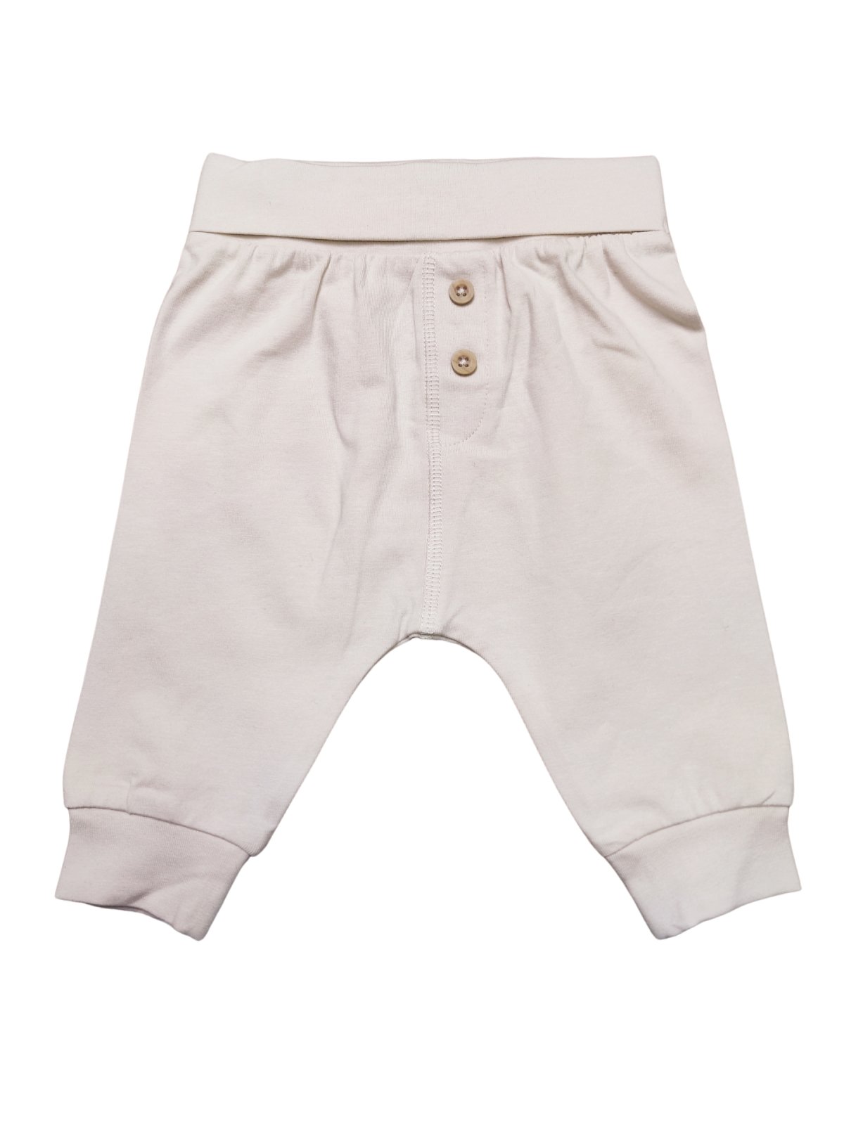 Světlé kalhoty s knoflíkem pro kluky secondhand TU