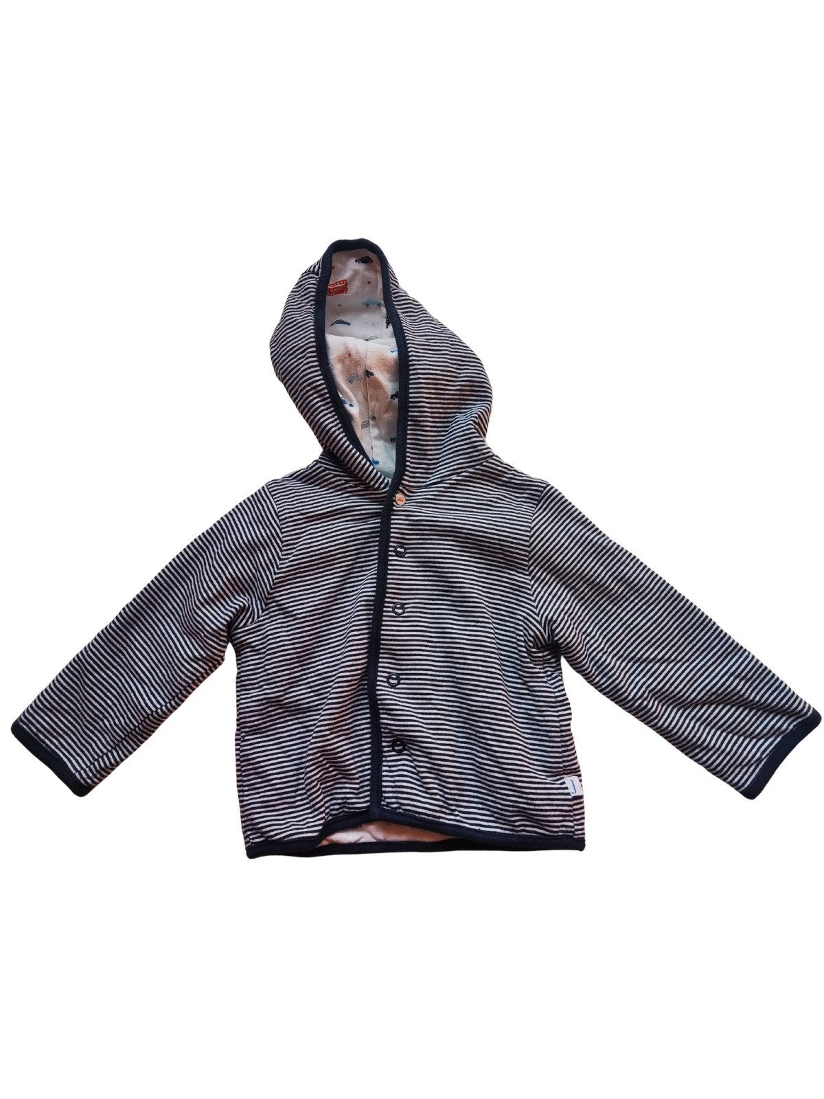 Modrá pruhovaná mikina pro kluky secondhand Jasper Conran