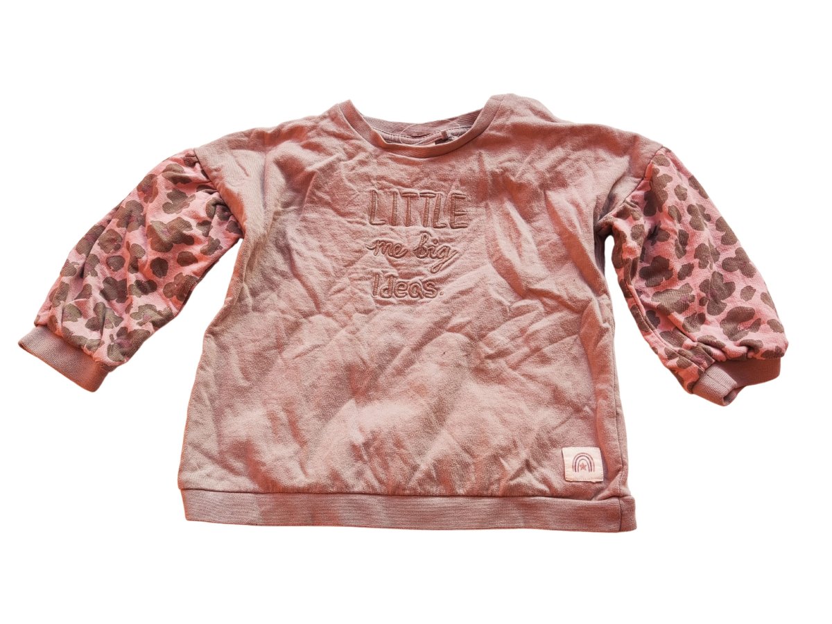 Fialovo růžová mikina pro holky secondhand Next baby