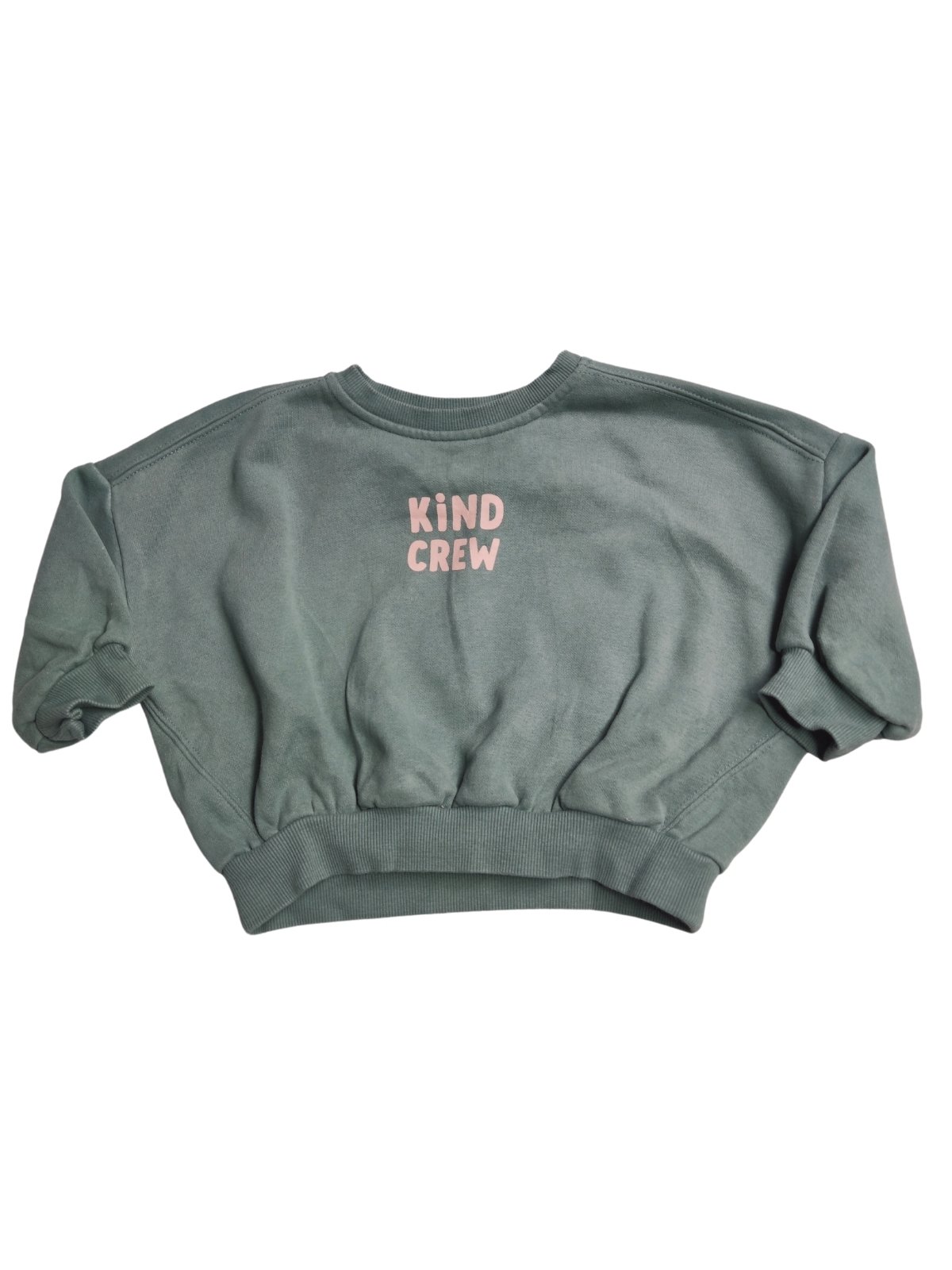 Tmavě zelená mikina s nápisem pro holky secondhand George