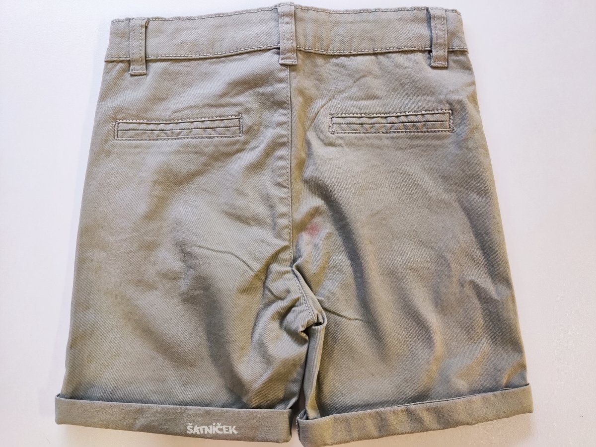 Kraťasy pro kluky zelinkavé secondhand	