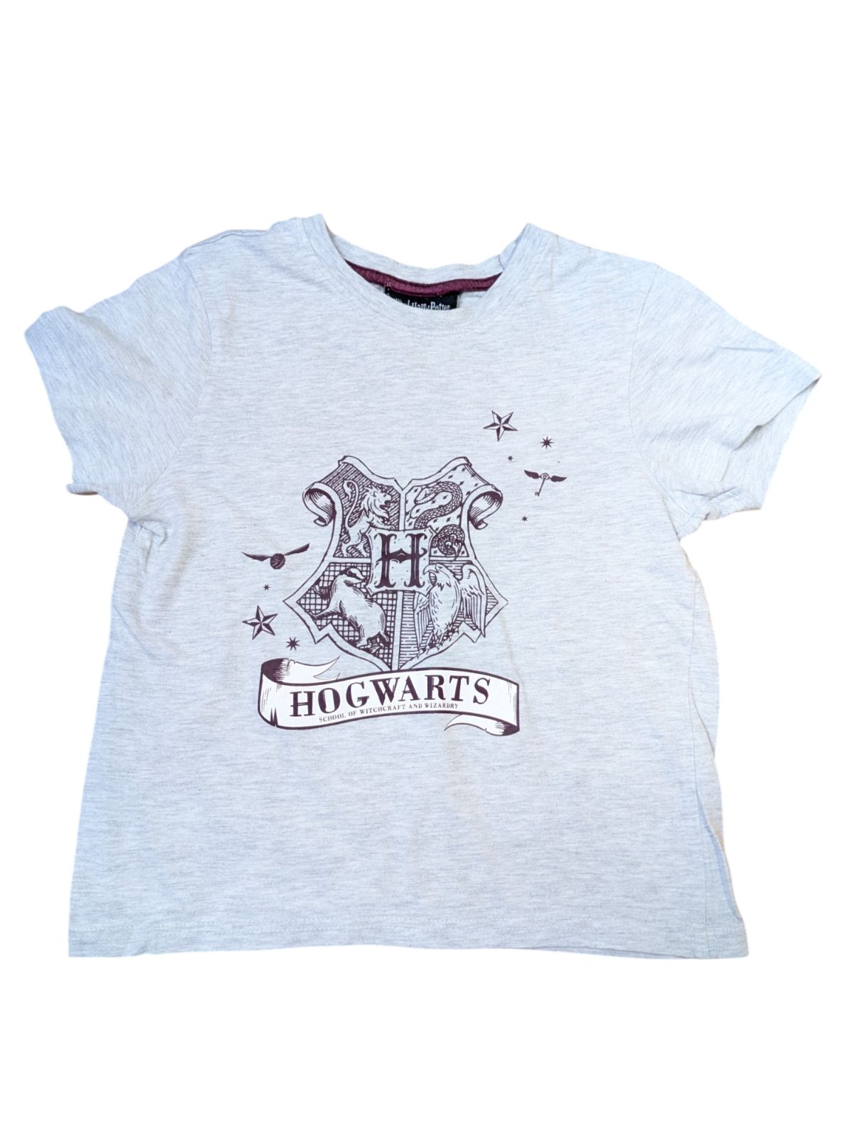 Šedé triko Harry Potter pro kluky secondhand Primark