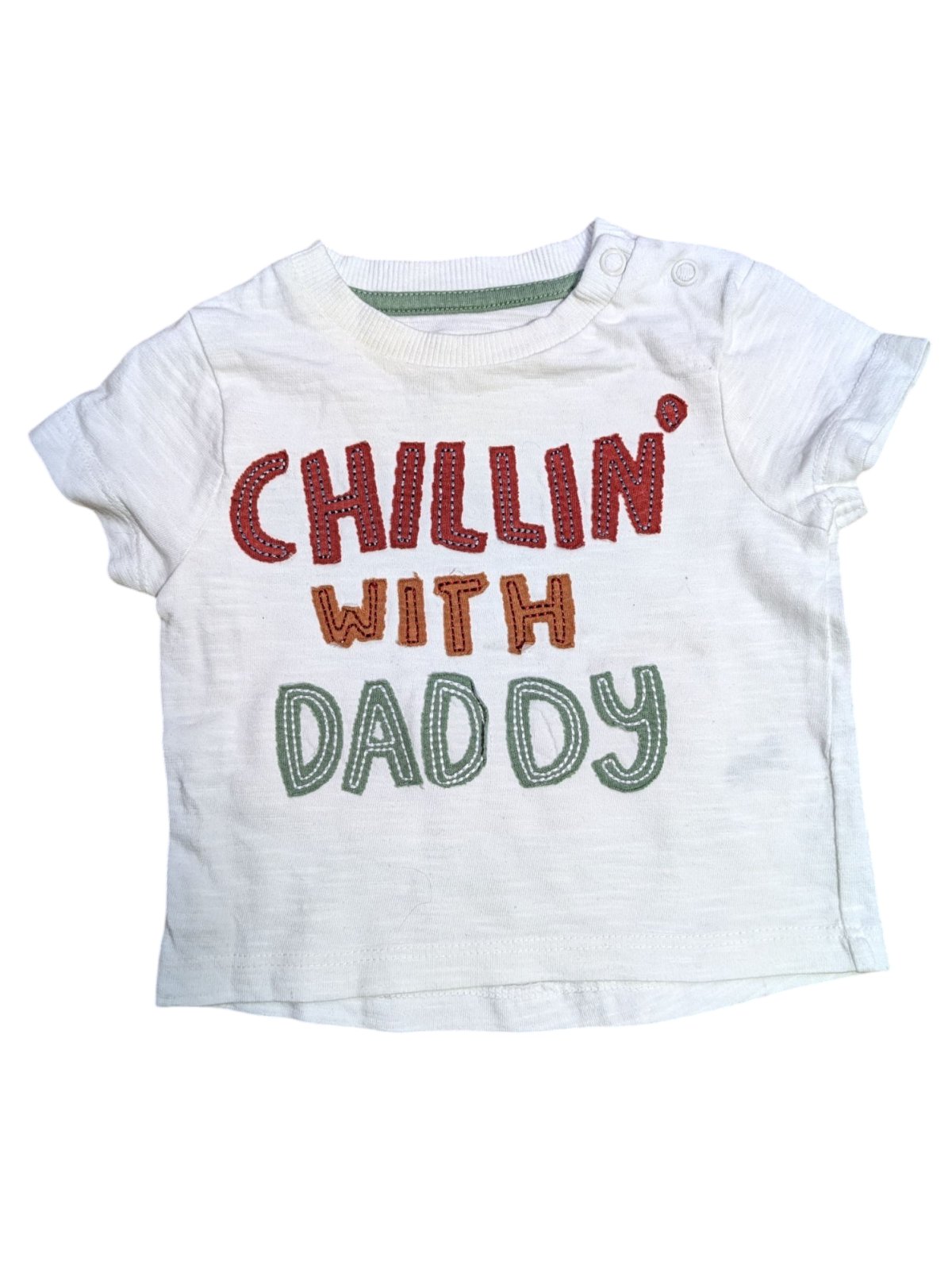 bílé tričko secondhand nutmeg