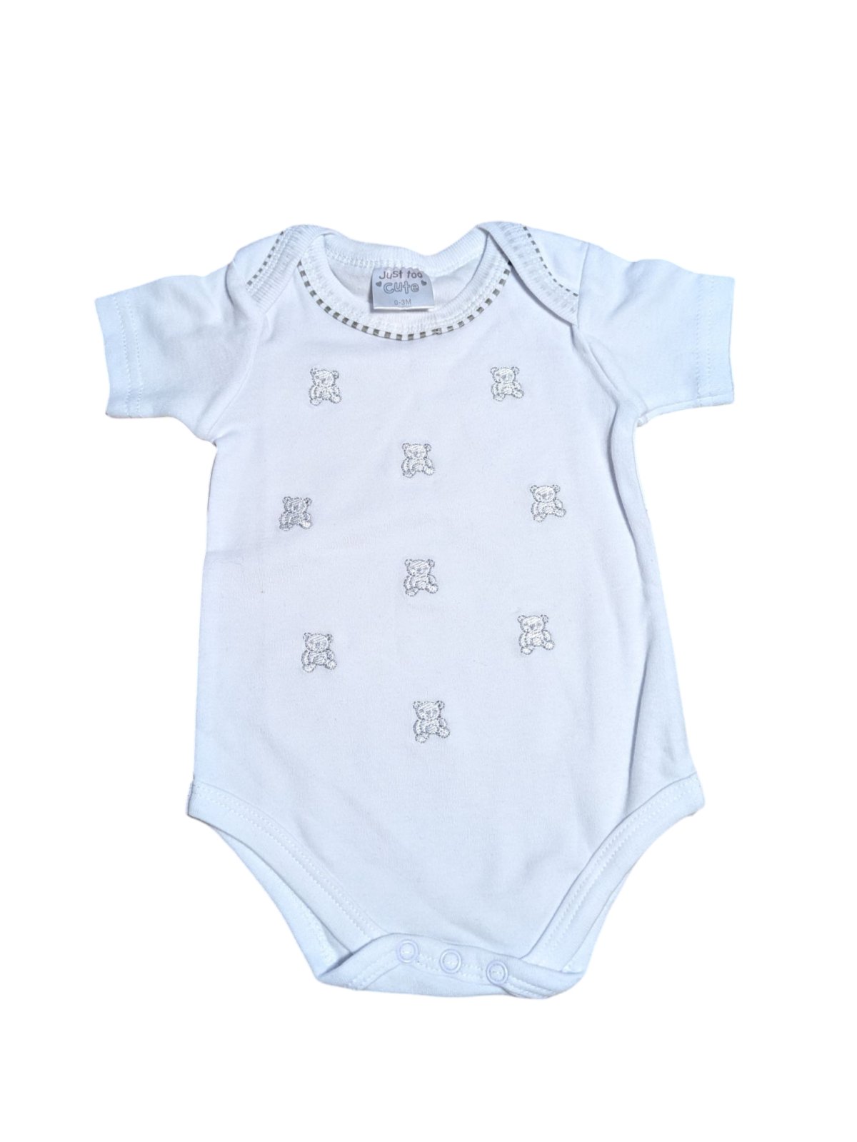 bílé body s medvídky pro holky secondhand just too cute