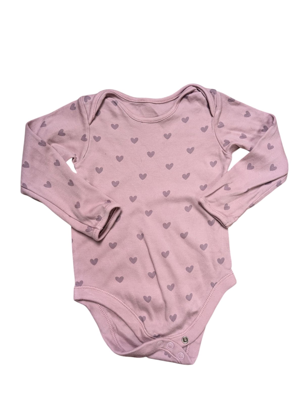 růžové body se srdíčky pro holky secondhand george