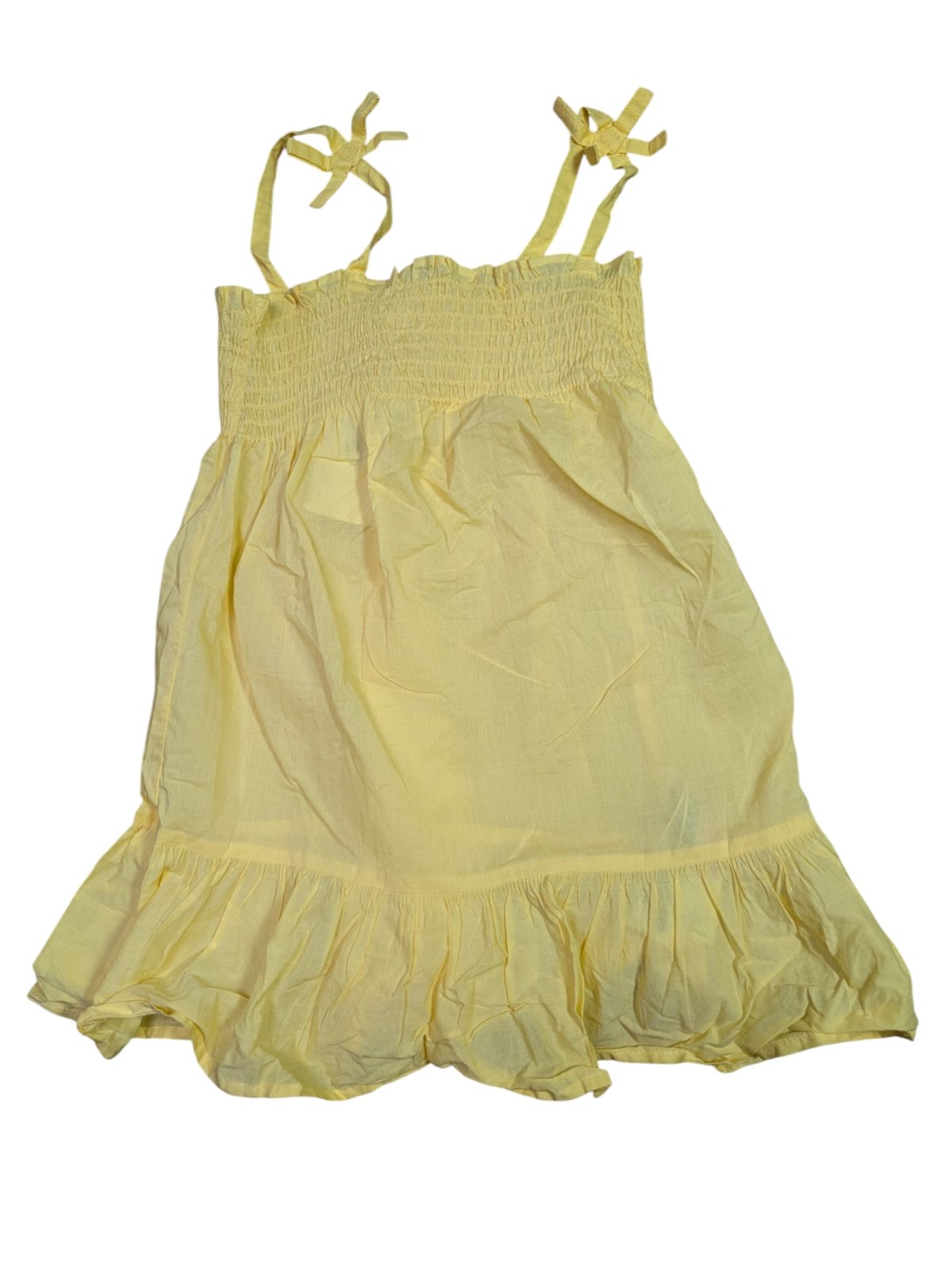 Žluté šaty na ramínkách pro holky outlet Primark