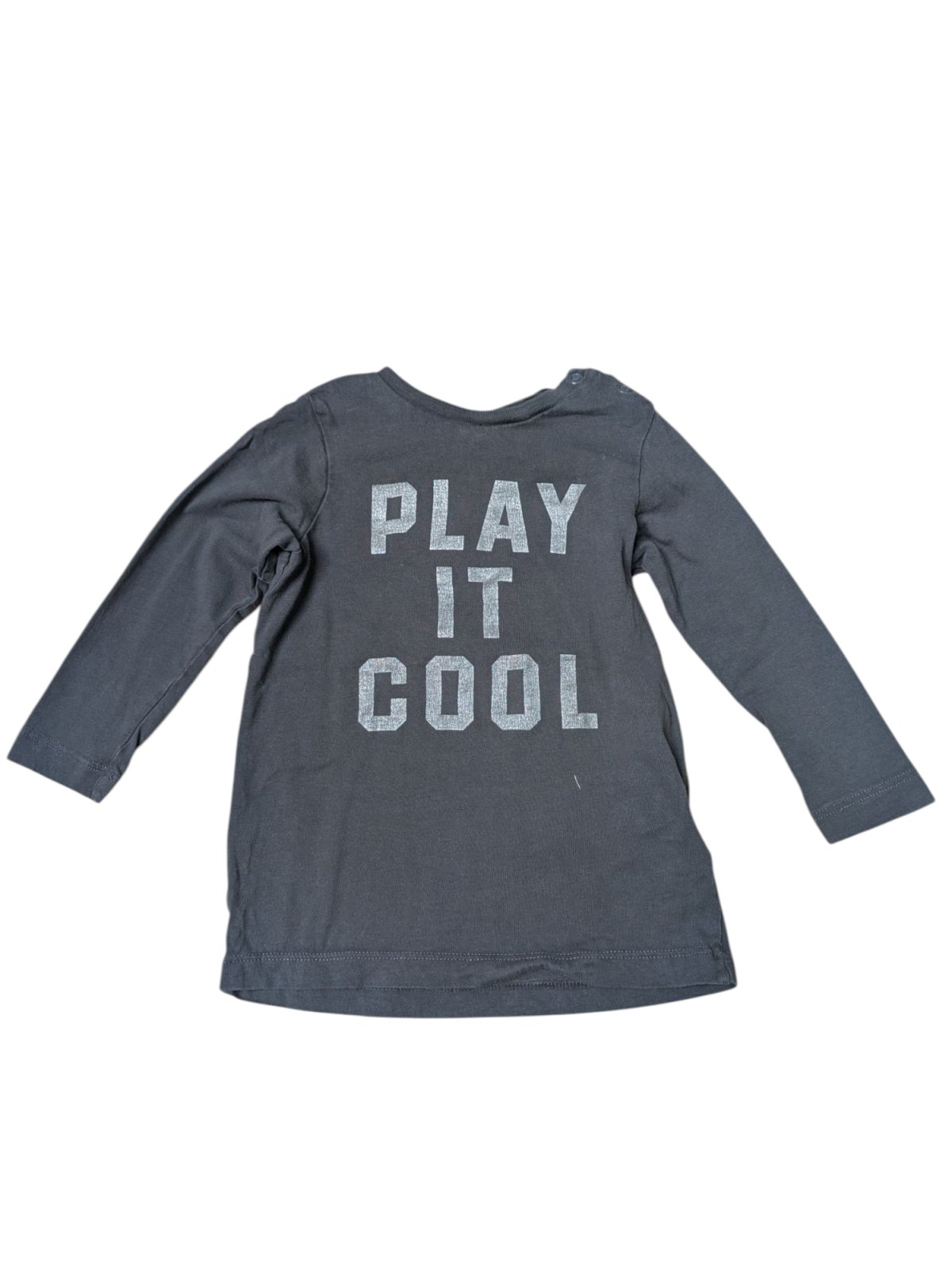 šedé tričko pro kluky s dlouhým rukávem secondhand HM  