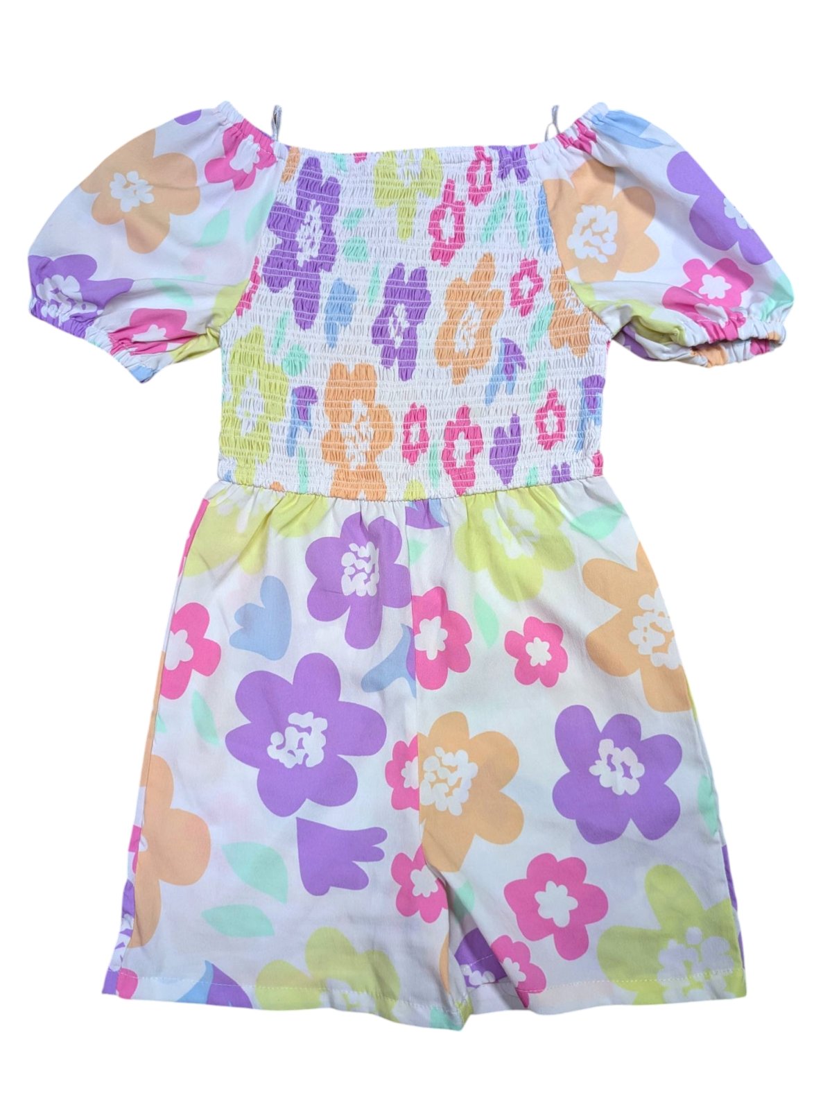 bílý overal s květinami pro holky secondhand Pepco