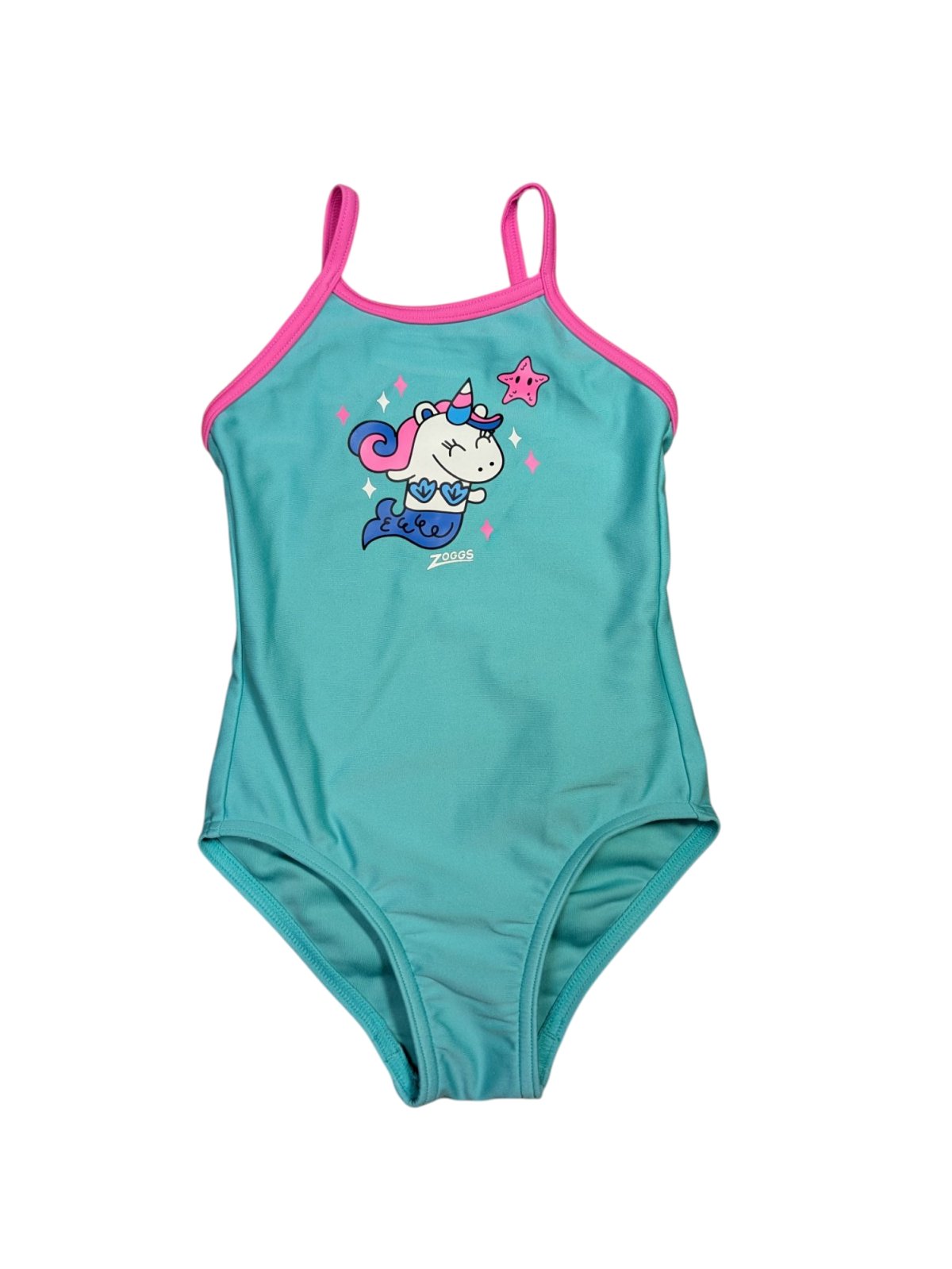 Tyrkysové plavky s jednorožcem pro holky secondhand Zoggs