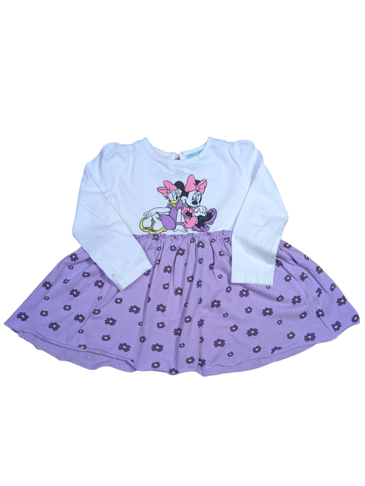 Fialovo bílé šaty Disney pro holky secondhand