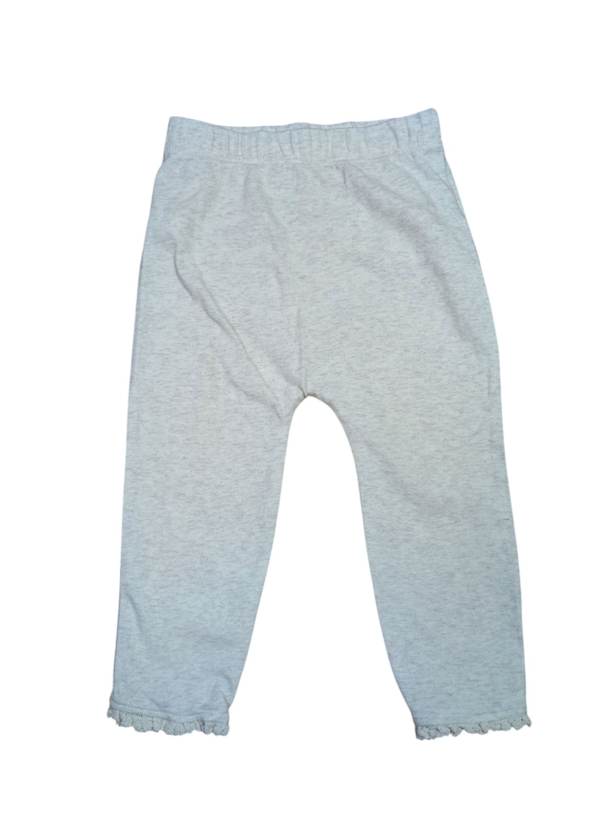 Světle šedé žíhané kalhoty pro holky secondhand George