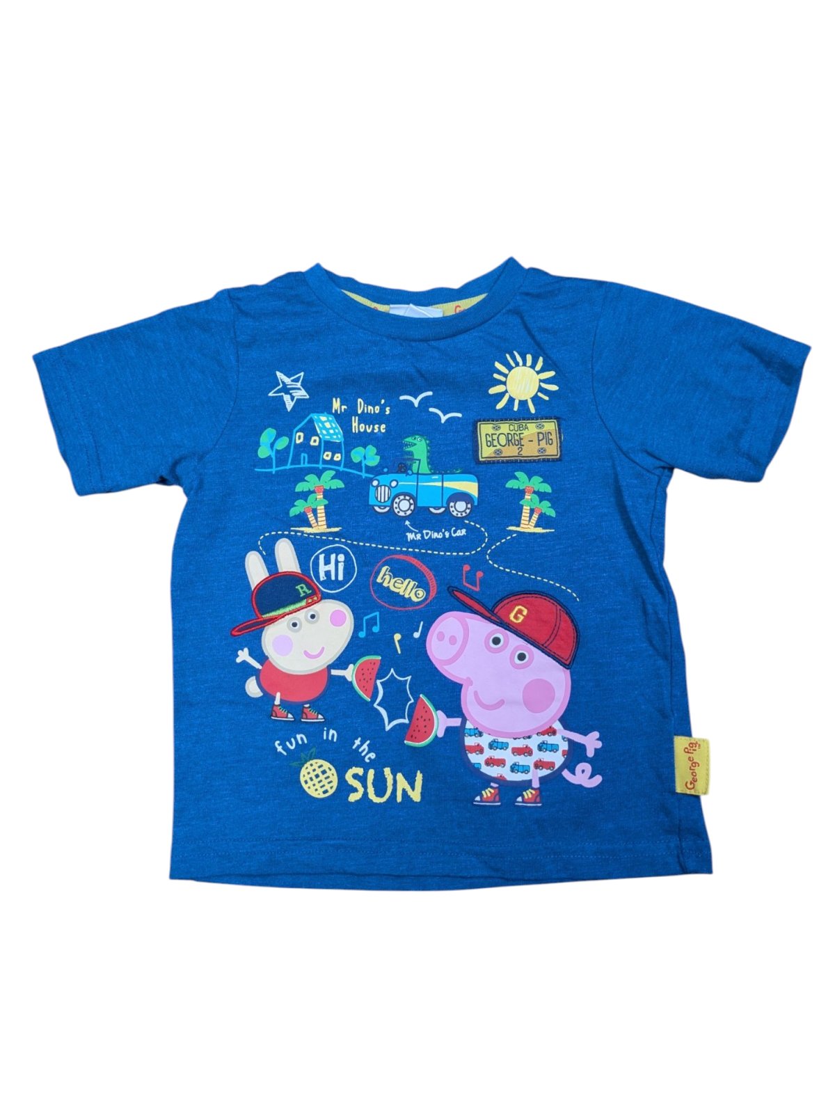 Modré triko Prasátko Peppa pro kluky secondhand