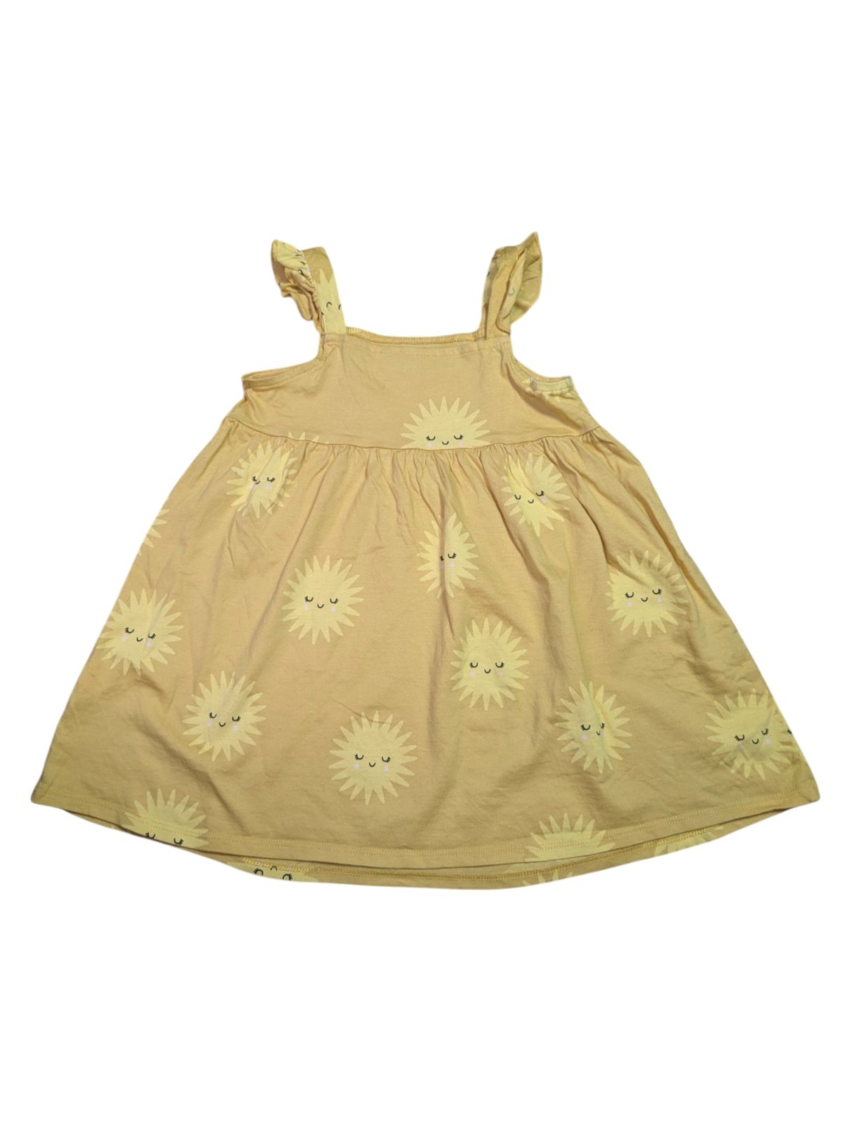 Žluté šaty se sluníčkem pro holky secondhand George