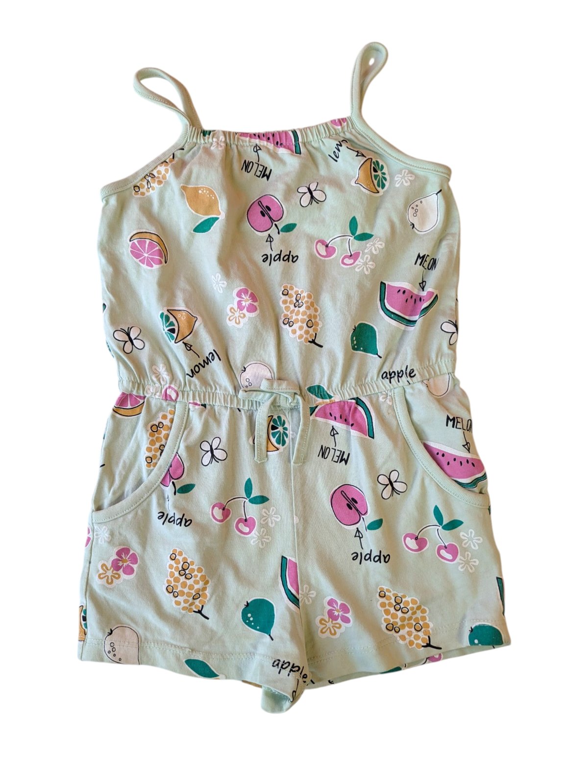 Zelinkavý overal s obrázky pro holky secondhand Name it