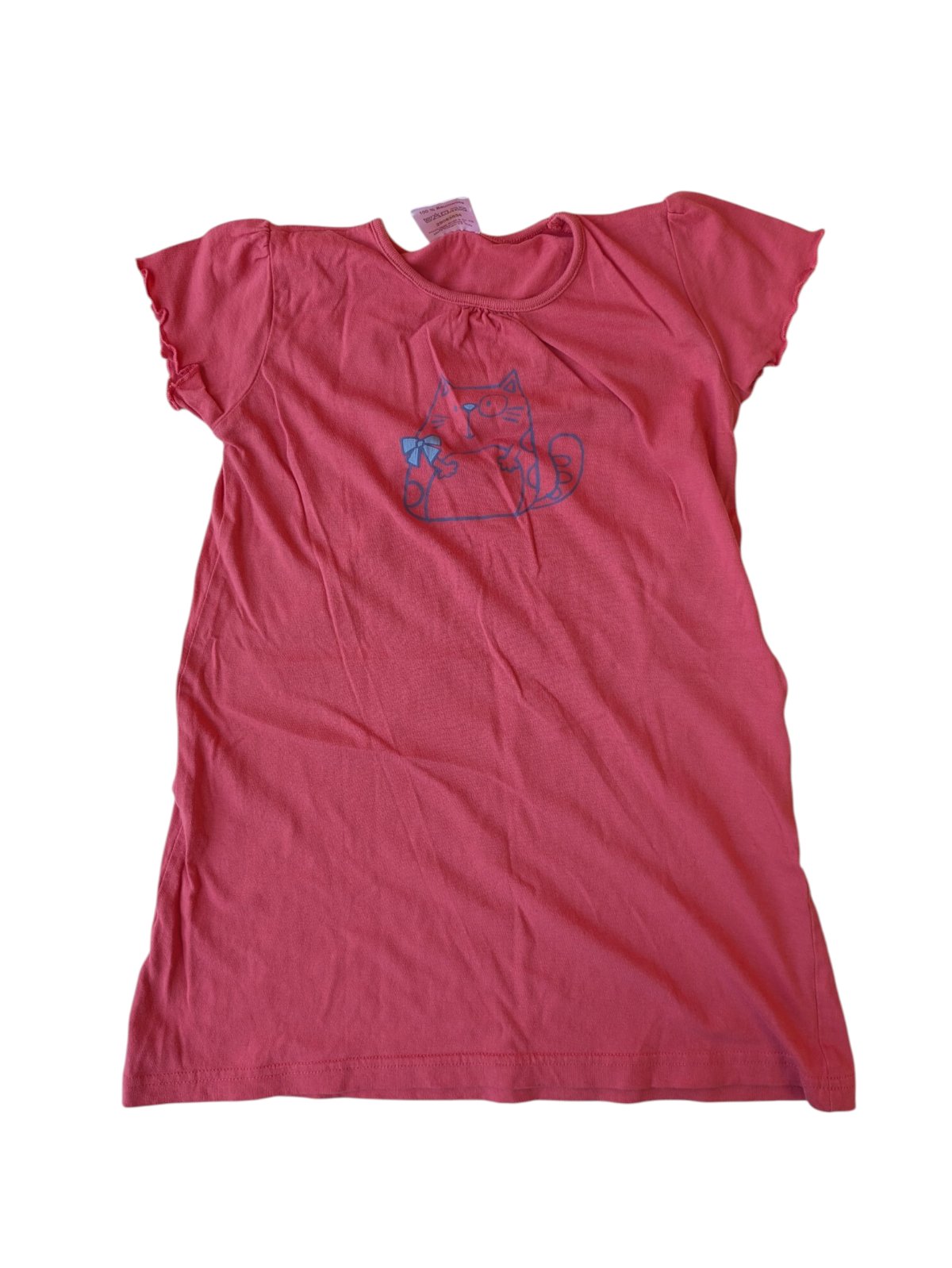 červené triko s kočkou pro holky secondhand papagino