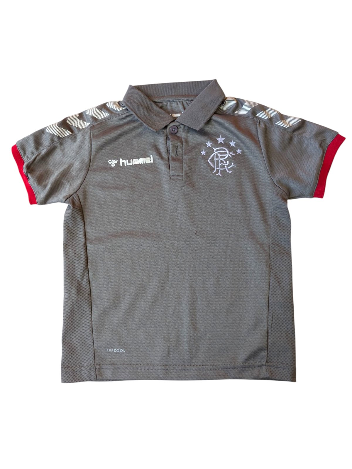 Šedá dresová polokošile pro kluky secondhand hummel