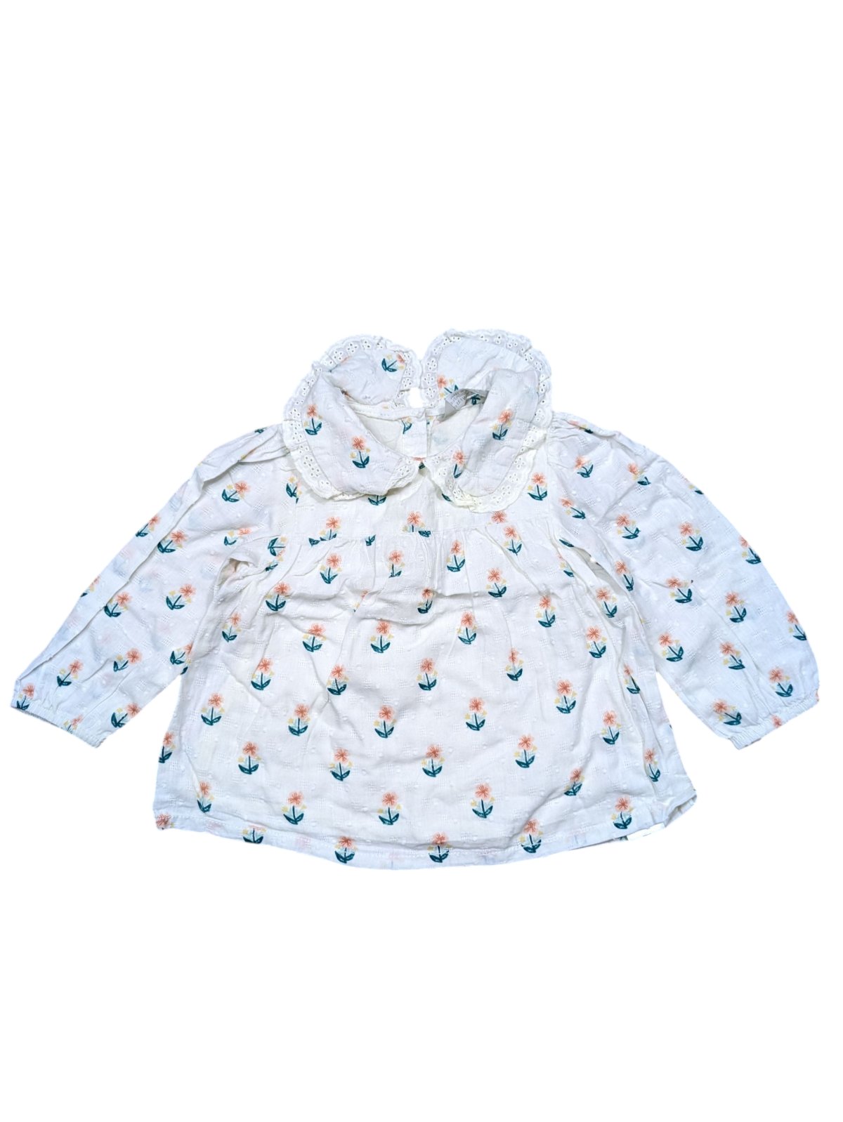 Bílé šaty zdobené pro holky secondhand Primark