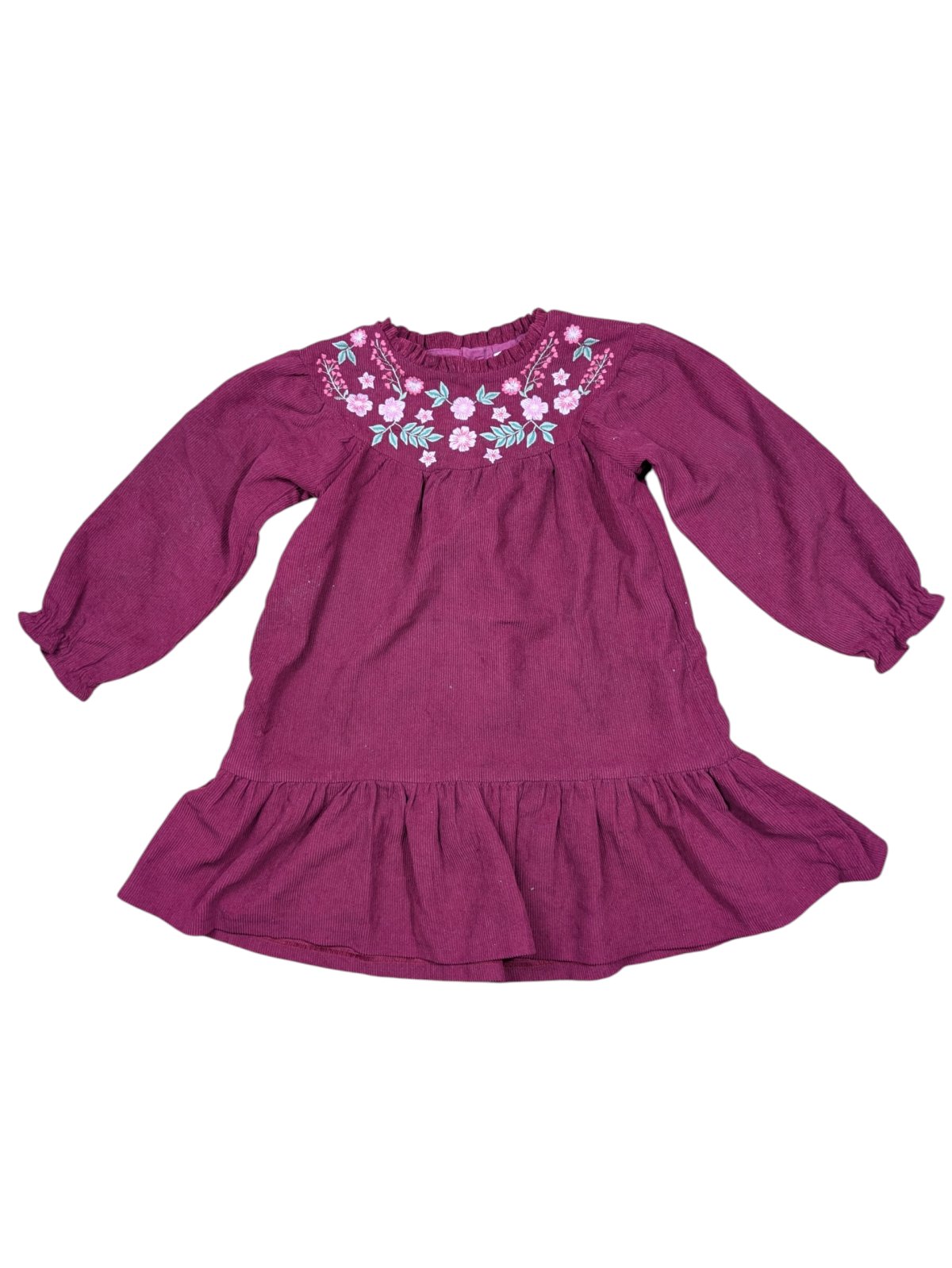 Fialové manžestrové šaty pro holky econdhand By Very