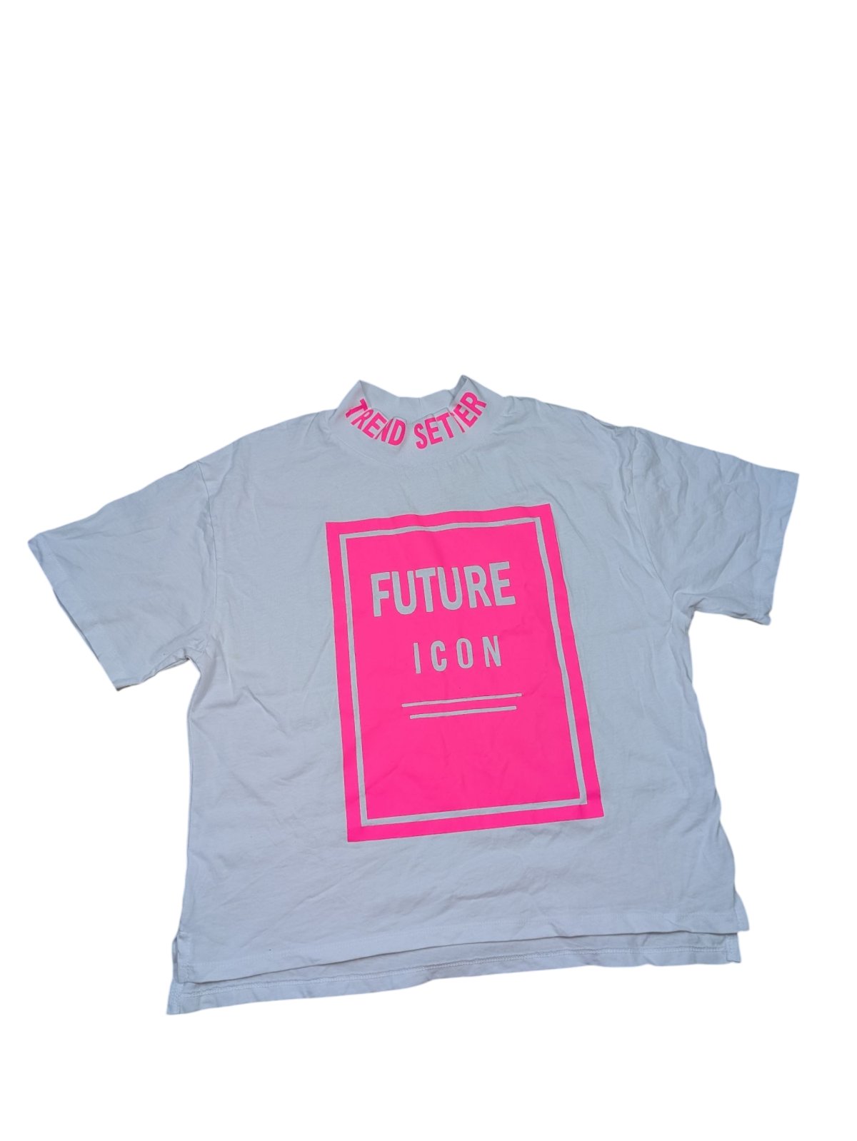 Bílé triko s nápisem pro holky outlet River Island