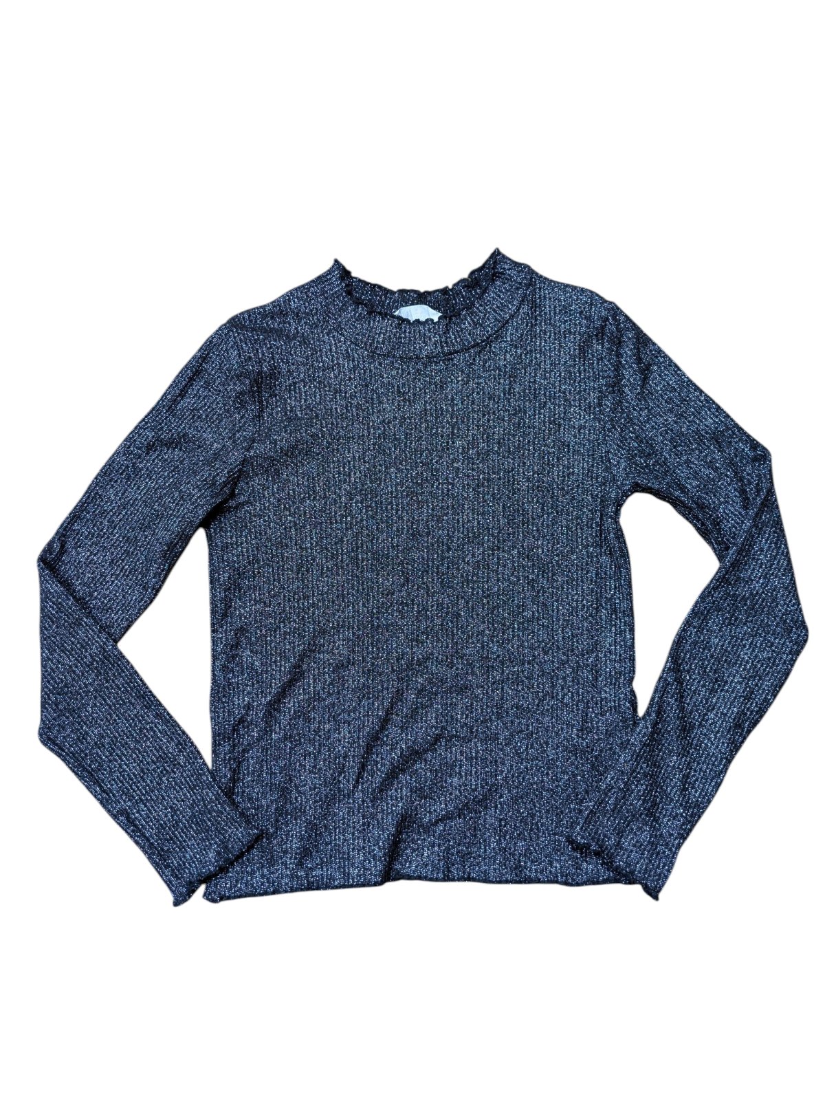 Černý slabý svetr třpytivý pro holky secondhand H&M