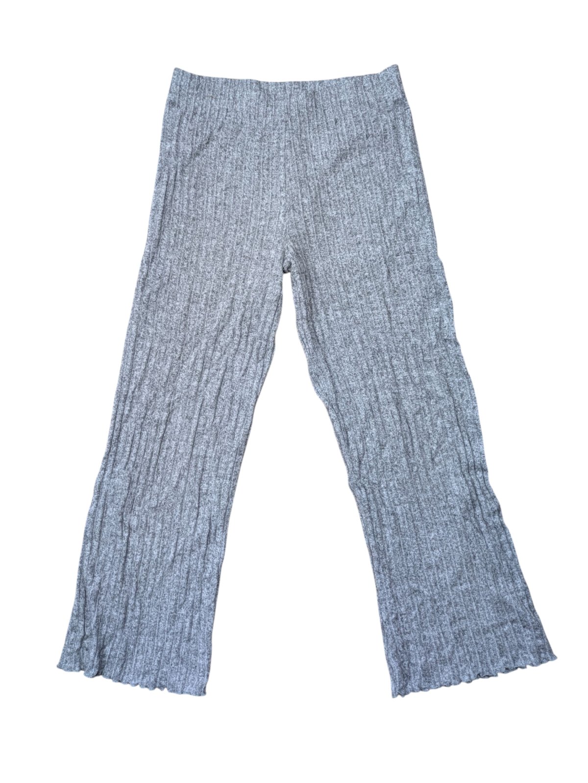 Šedé kalhoty žebrované pro holky secondhand M&S