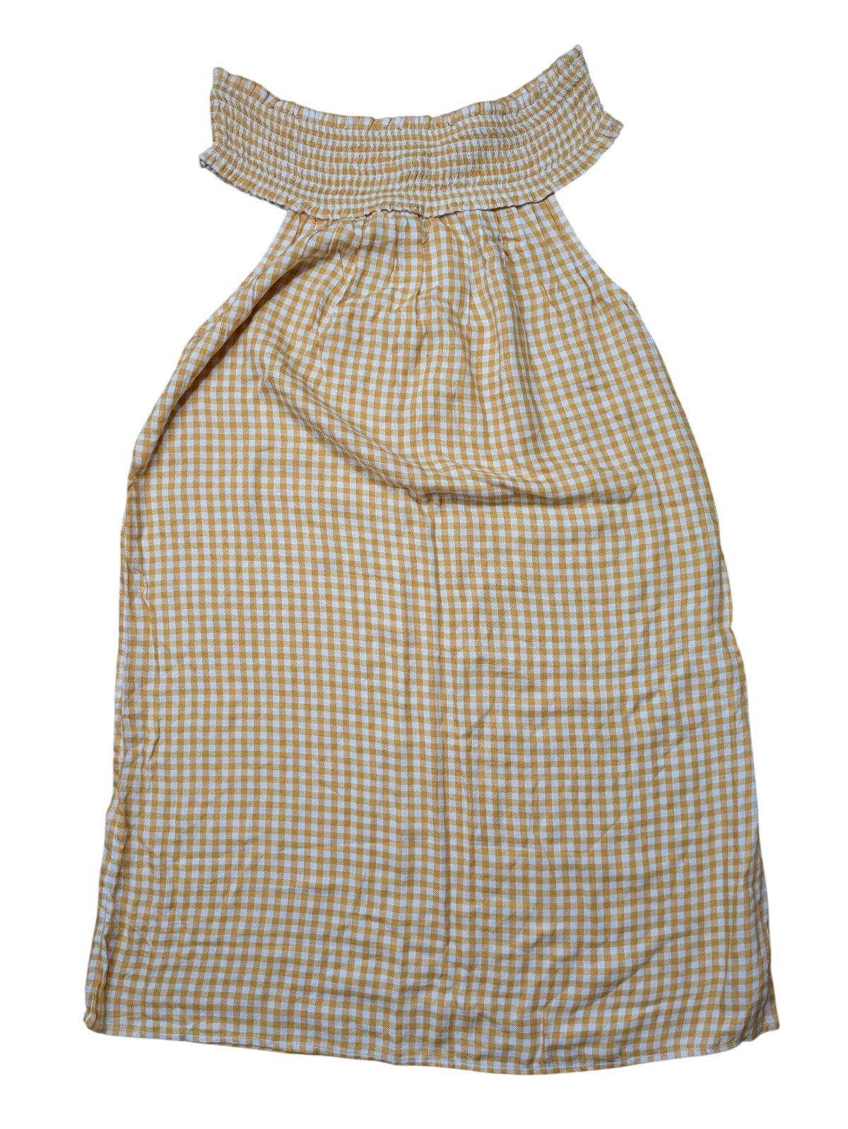 Žluté kostkované šaty pro holky outlet Dizzylissy