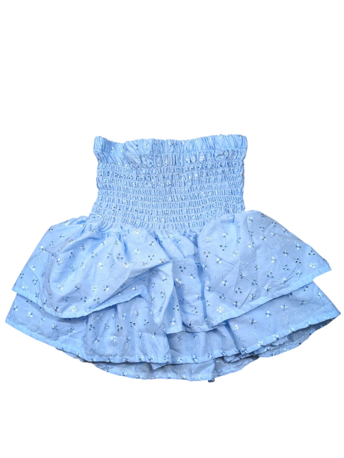 Modrá sukně zdobená pro holky secondhand