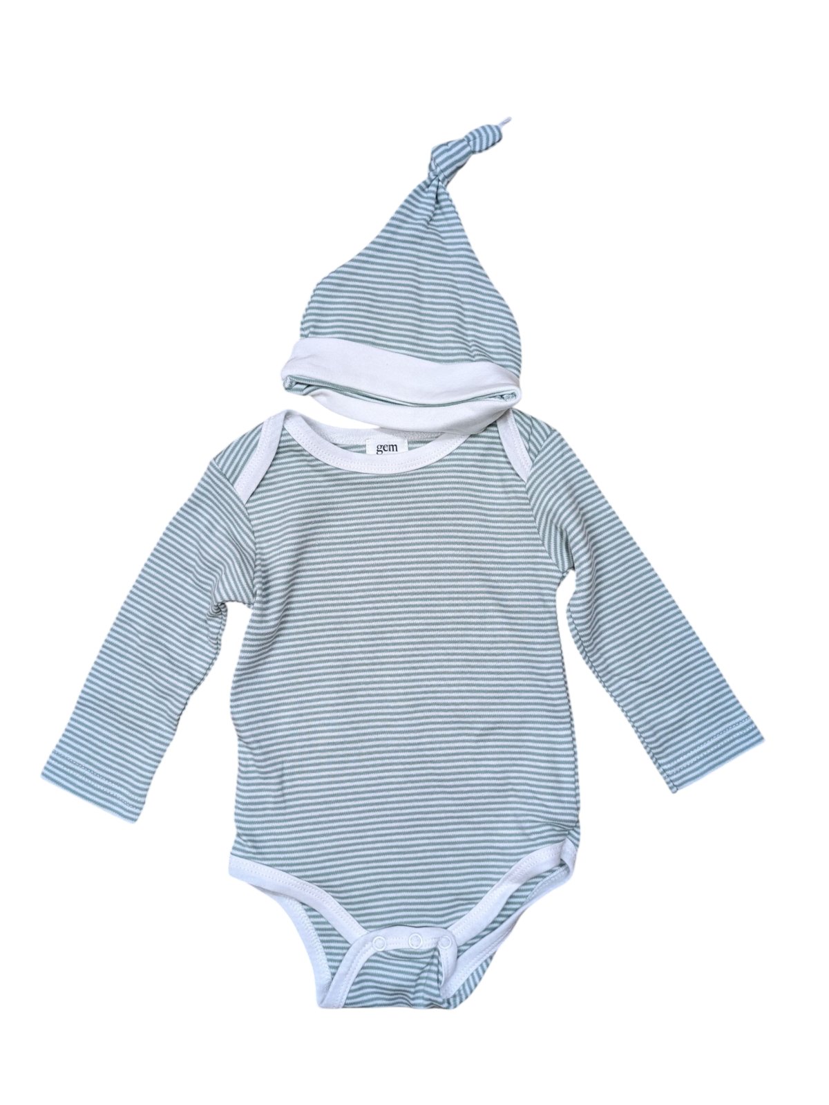 Pruhované body a čepička pro kluky secondhand GEM