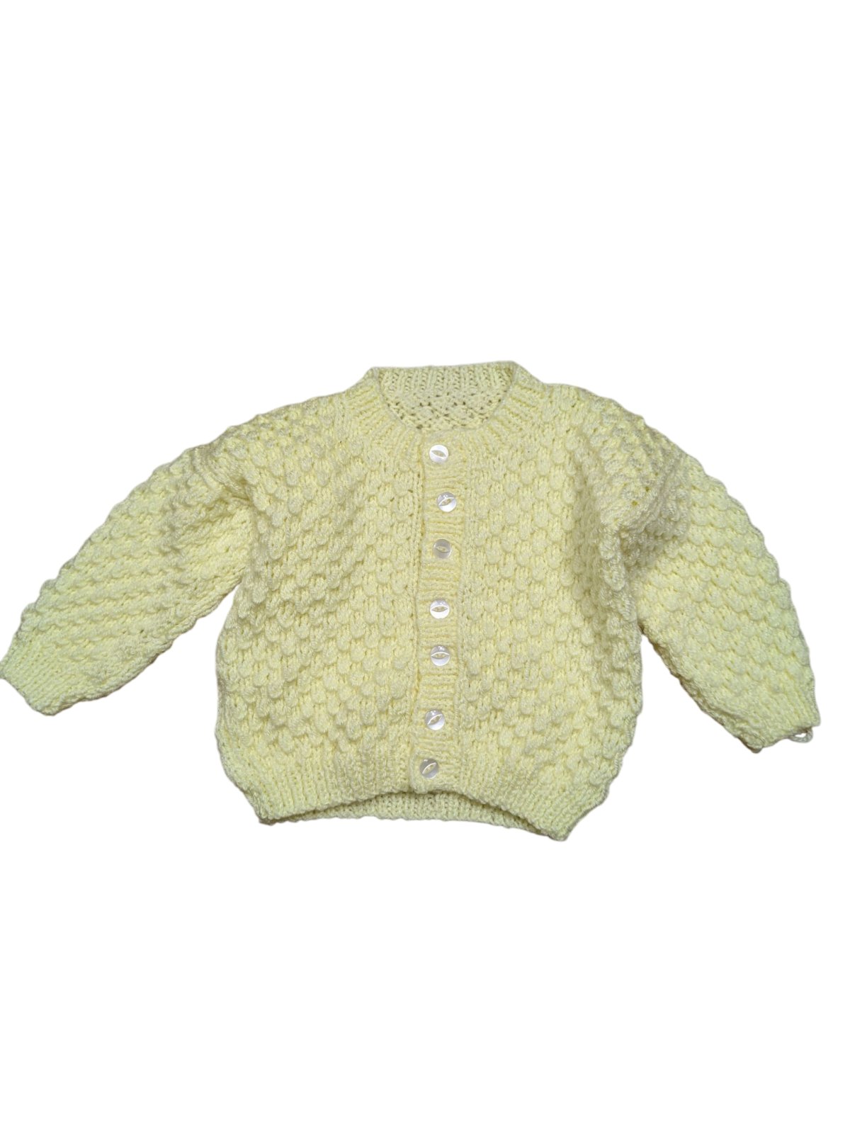 Bledě žlutý svetr pro holky secondhand 