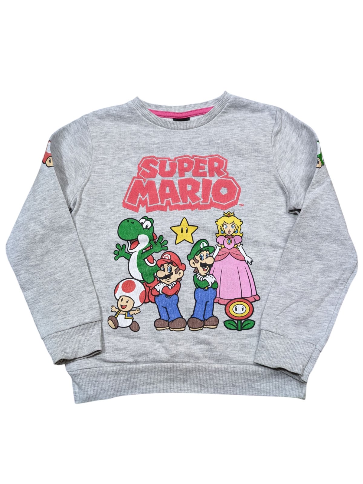 Šedá mikina Super Mario pro holky secondhand George