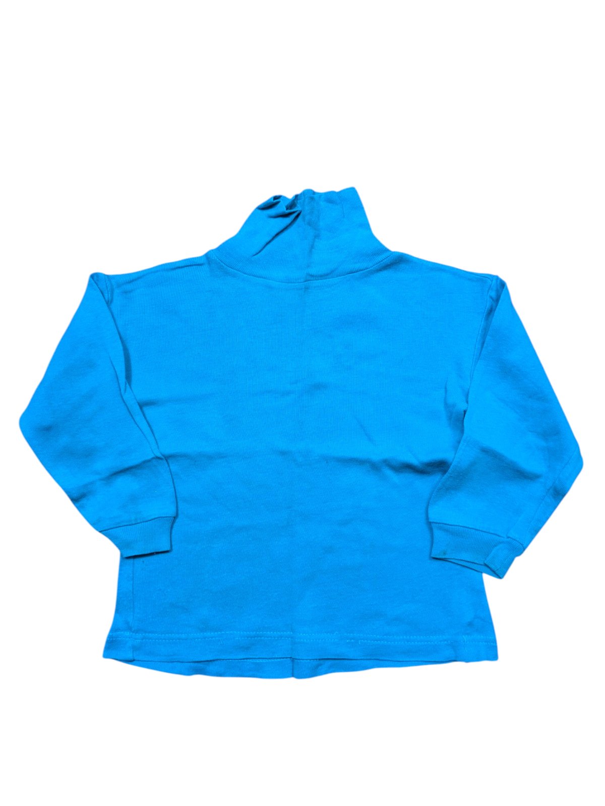 Modré triko s rolákem  pro kluky