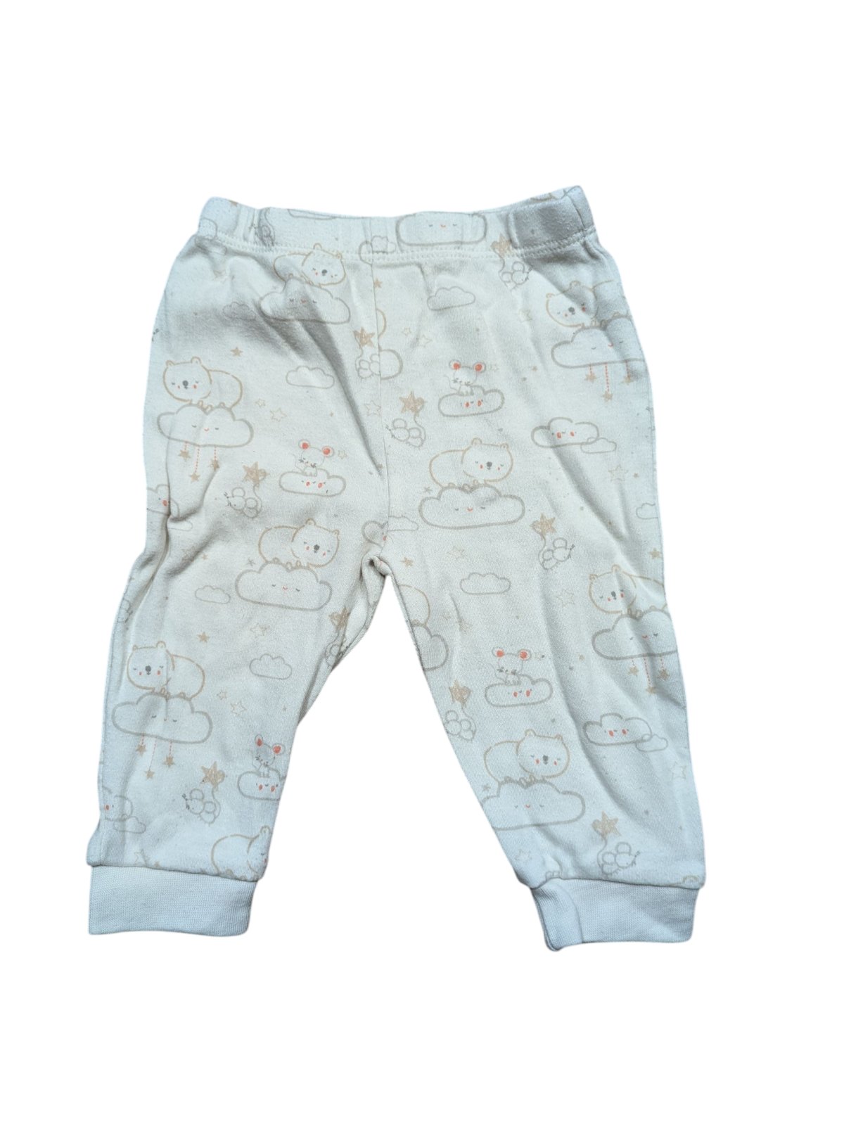 Světlé kalhoty s medvídky pro kluky secondhand mothercare