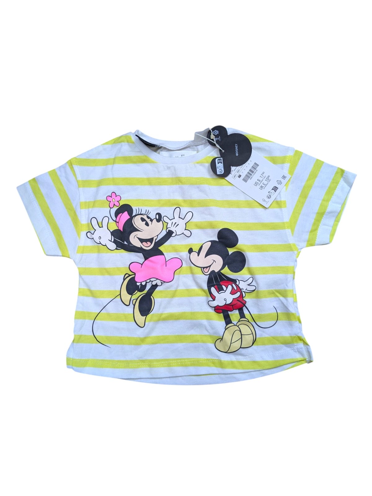 Pruhované triko Disney pro holky outlet Zara