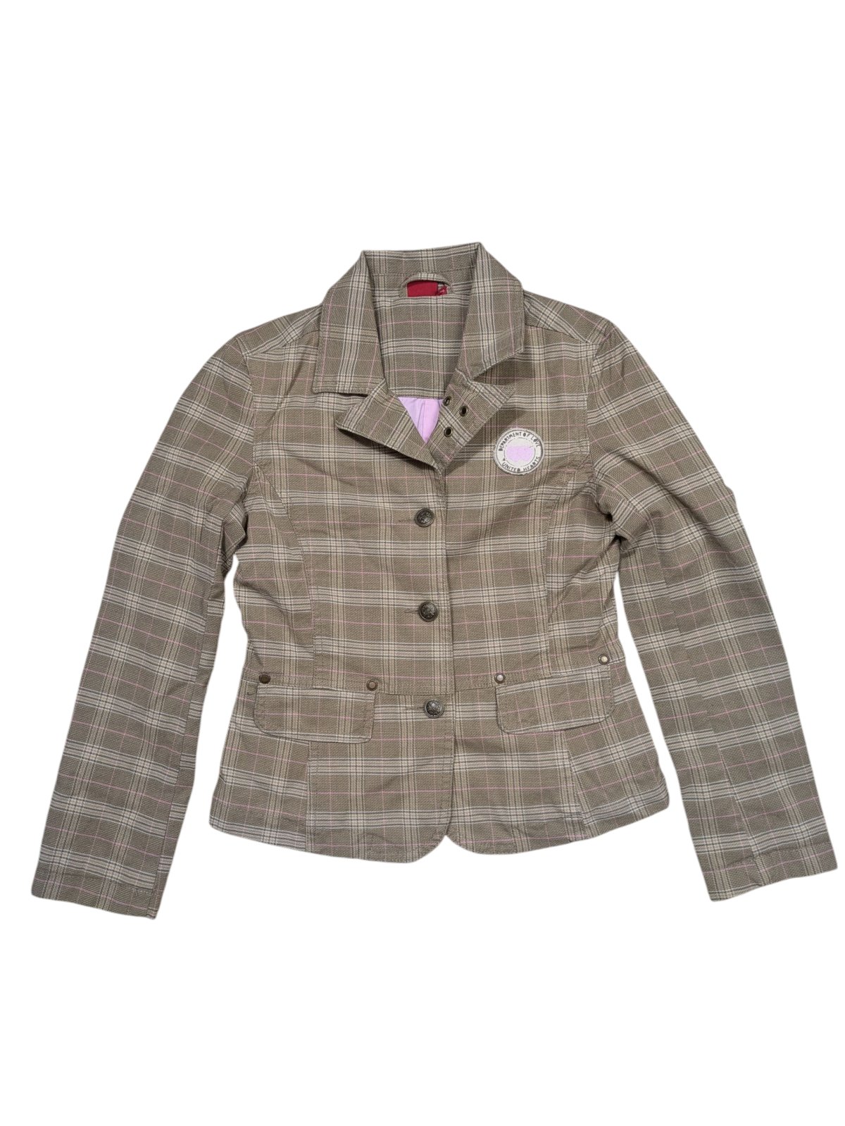 Kostkované sako pro holky secondhand Tantum