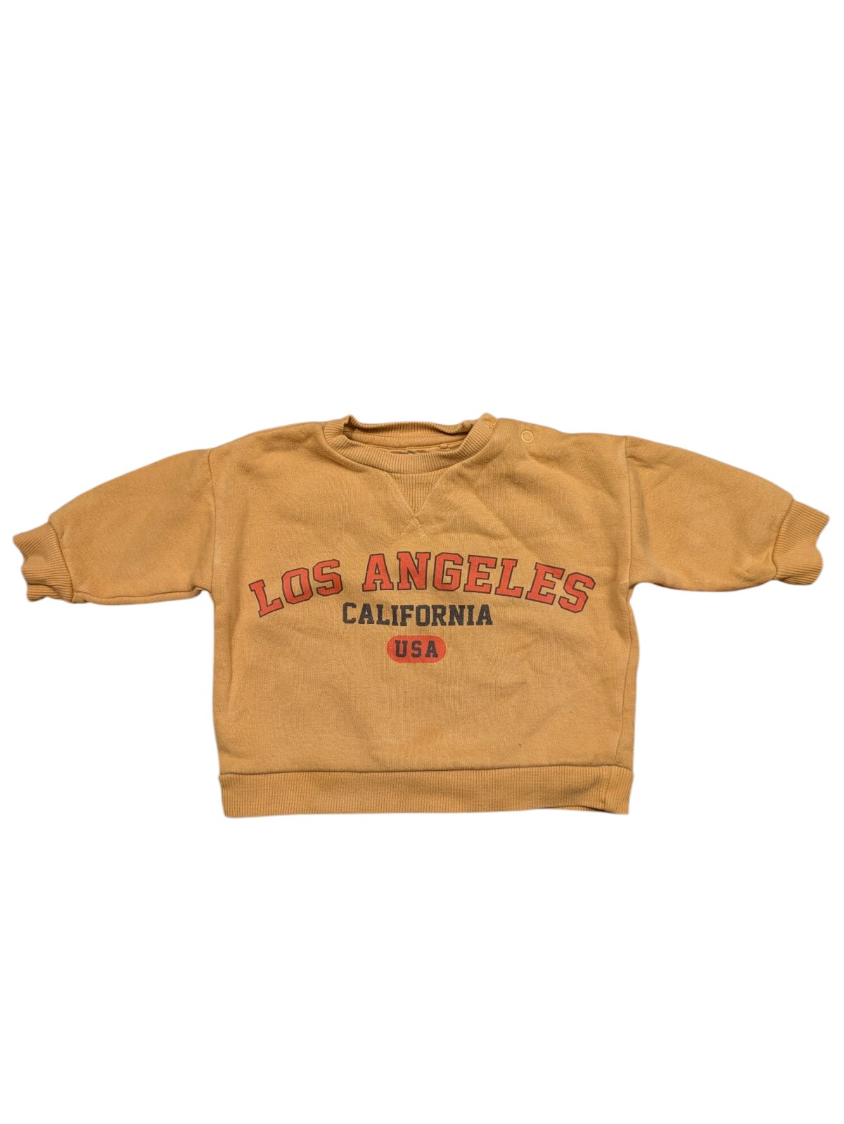 Žlutá mikina s nápisem pro kluky secondhand F&F