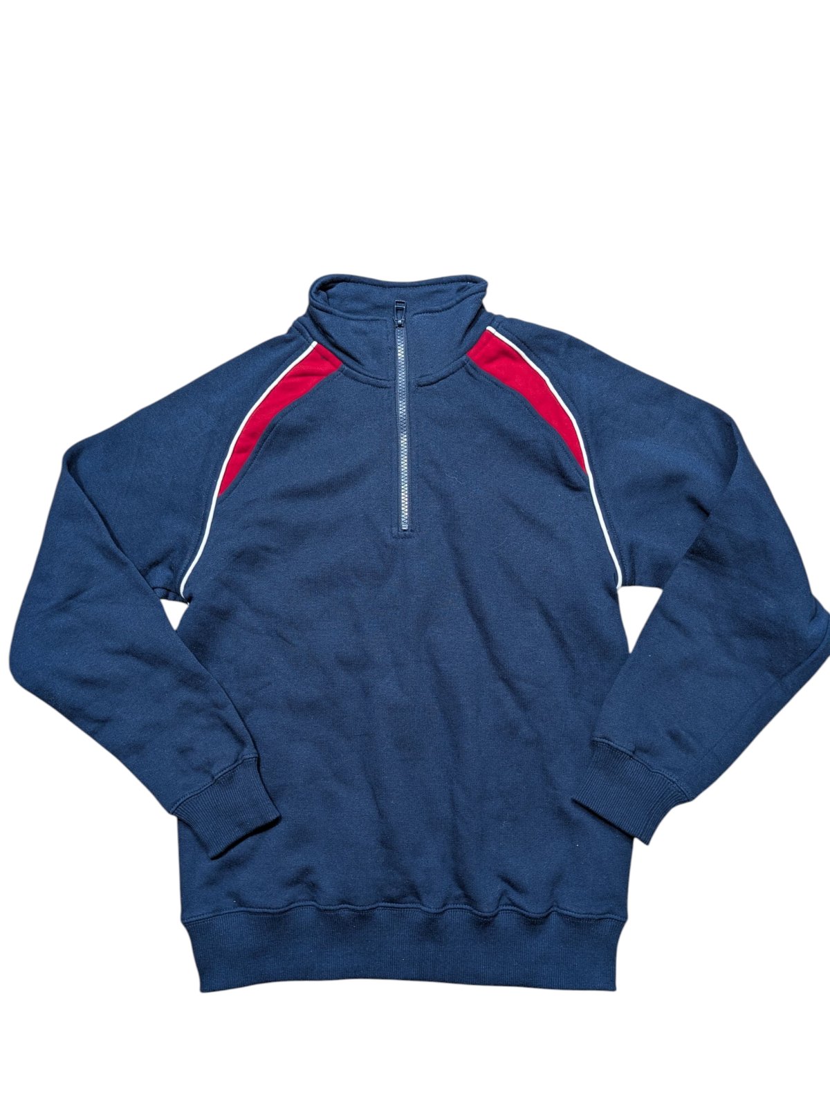 Modro červená mikina pro kluky secondhand South West