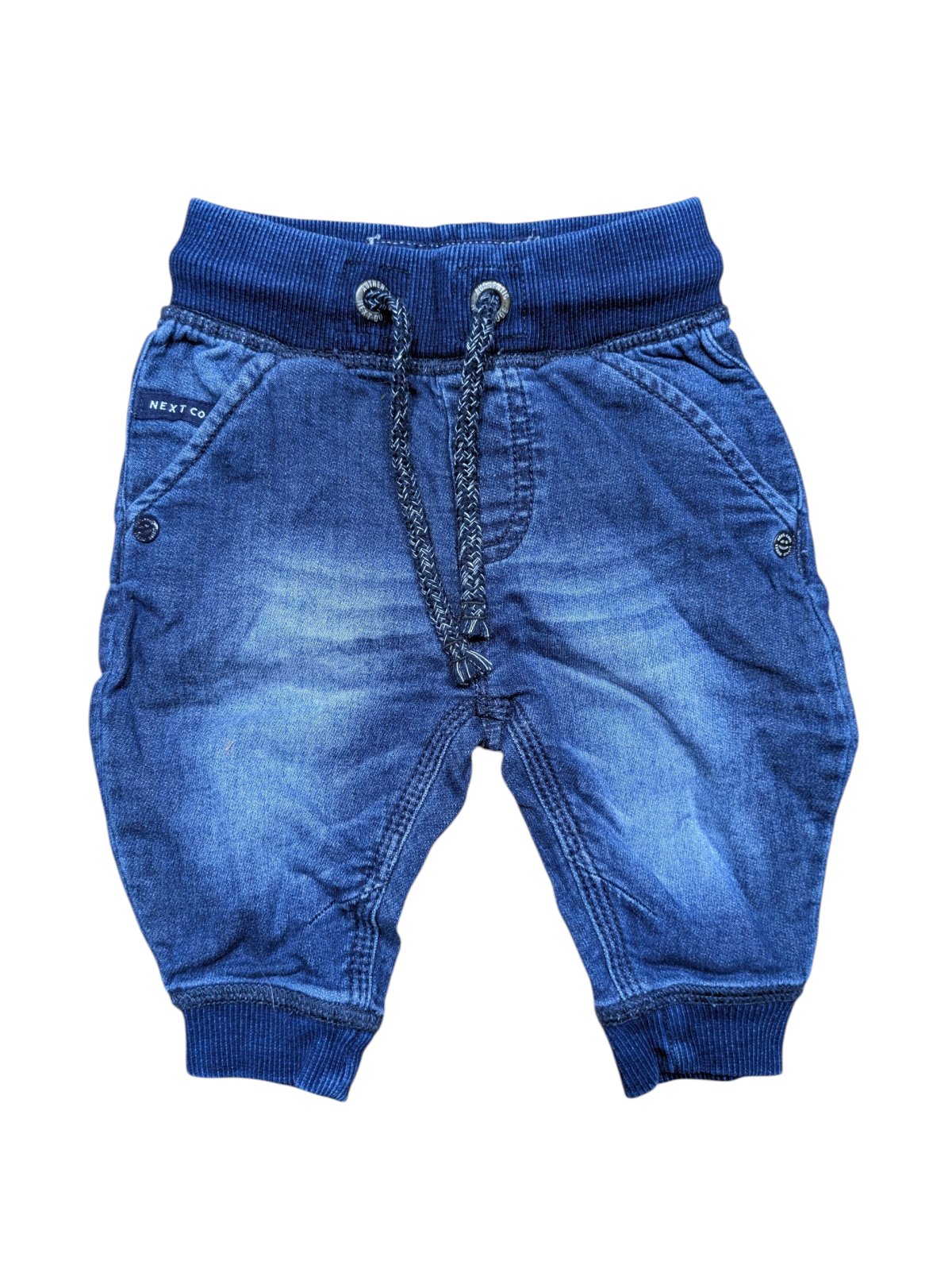 Tmavé džínové kalhoty pro kluky secondhand Next