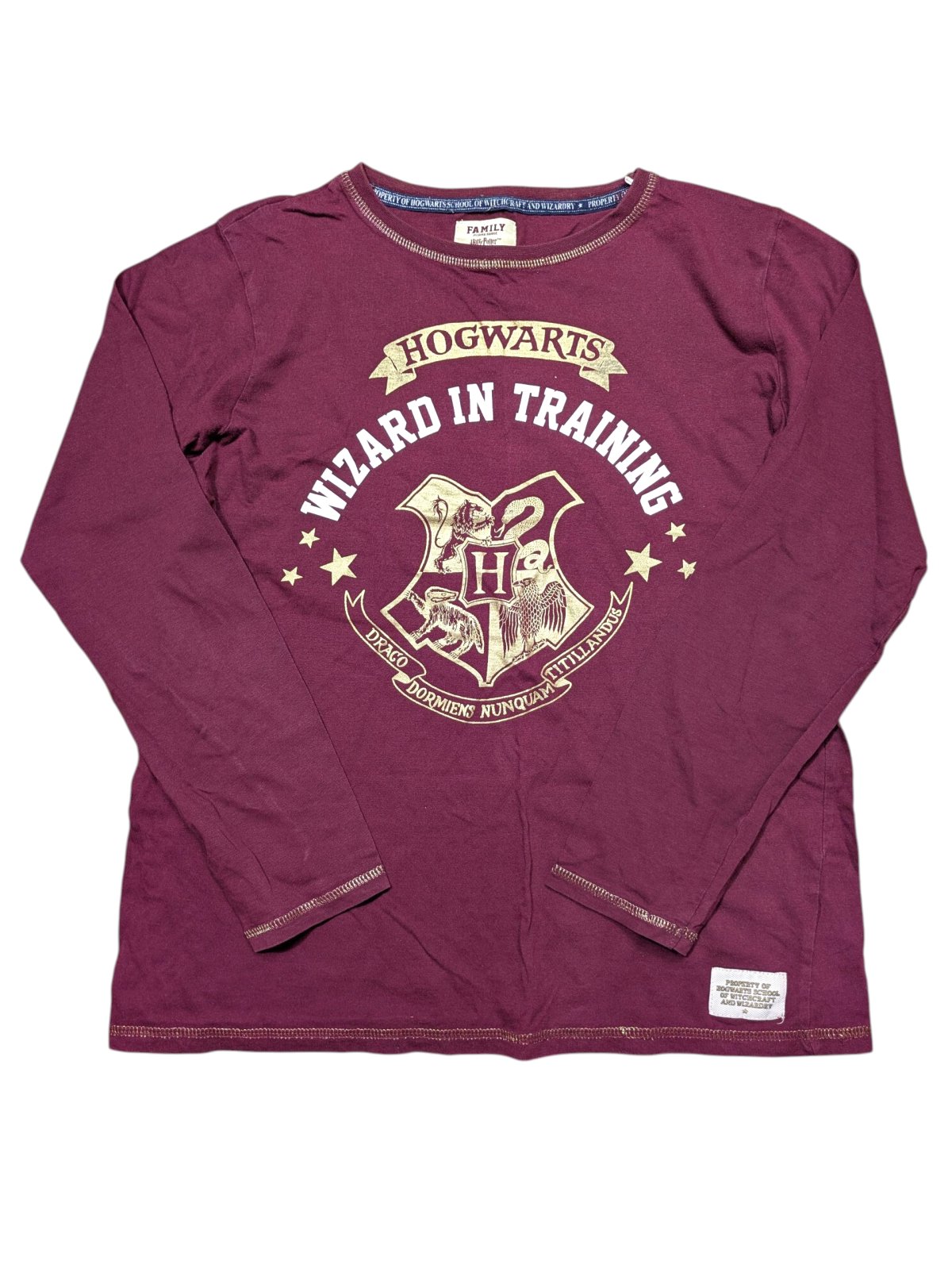 Vínové triko Harry Potter secondhand