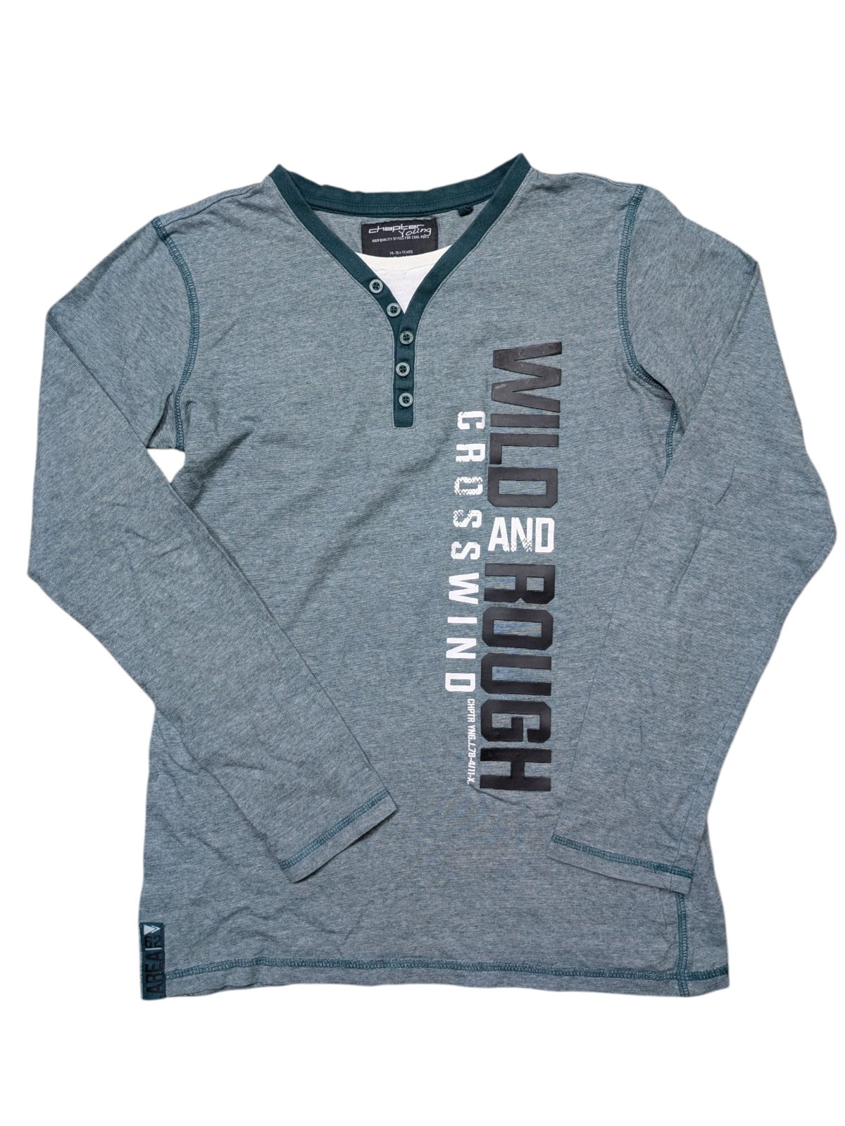 Zelené žíhané triko pro kluky secondhand Chapter Young