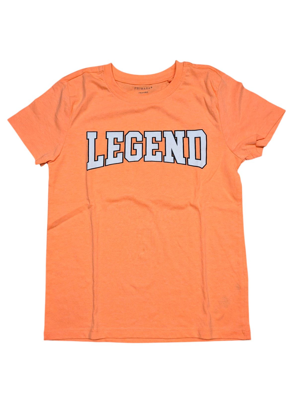Oranžové triko s nápisem pro kluky secondhand Primark
