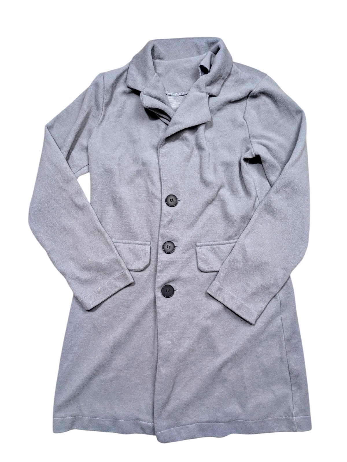 Šedý kabát pro holky secondhand 