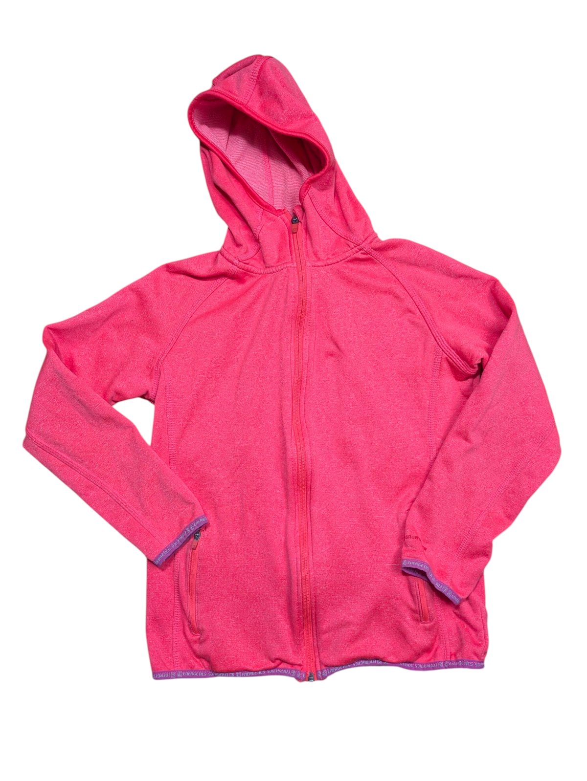 Růžová sportovní mikina žíhaná pro holky secondhand Energetics