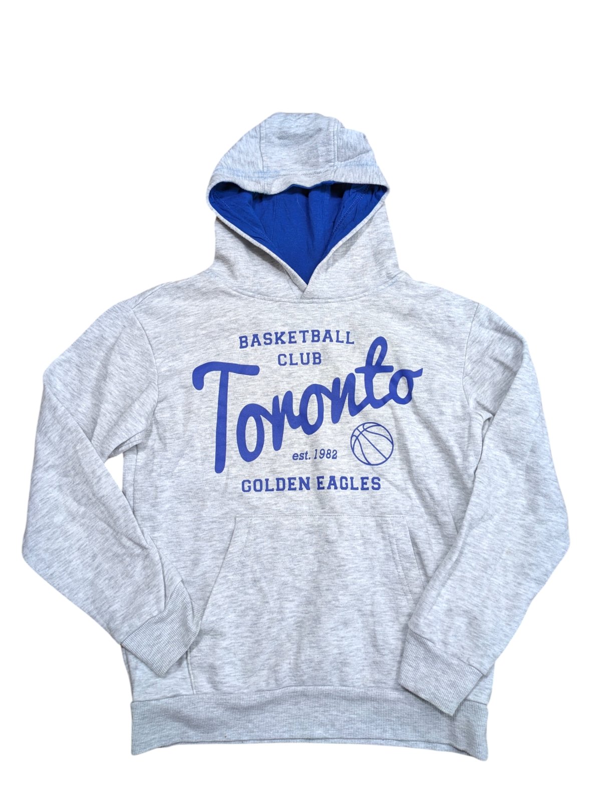 Šedá mikina s nápisem pro kluky secondhand Sinsay