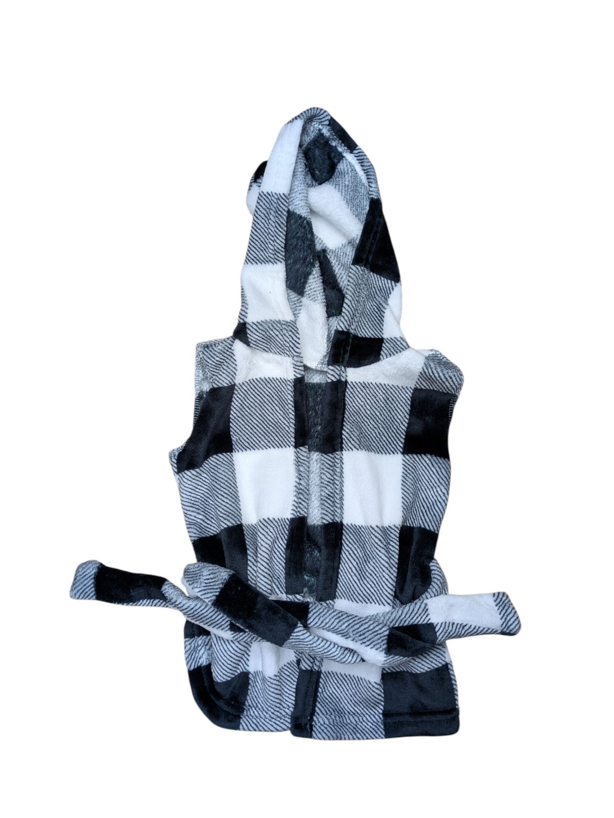 Kostkovaná mikinová vesta pro holky secondhand