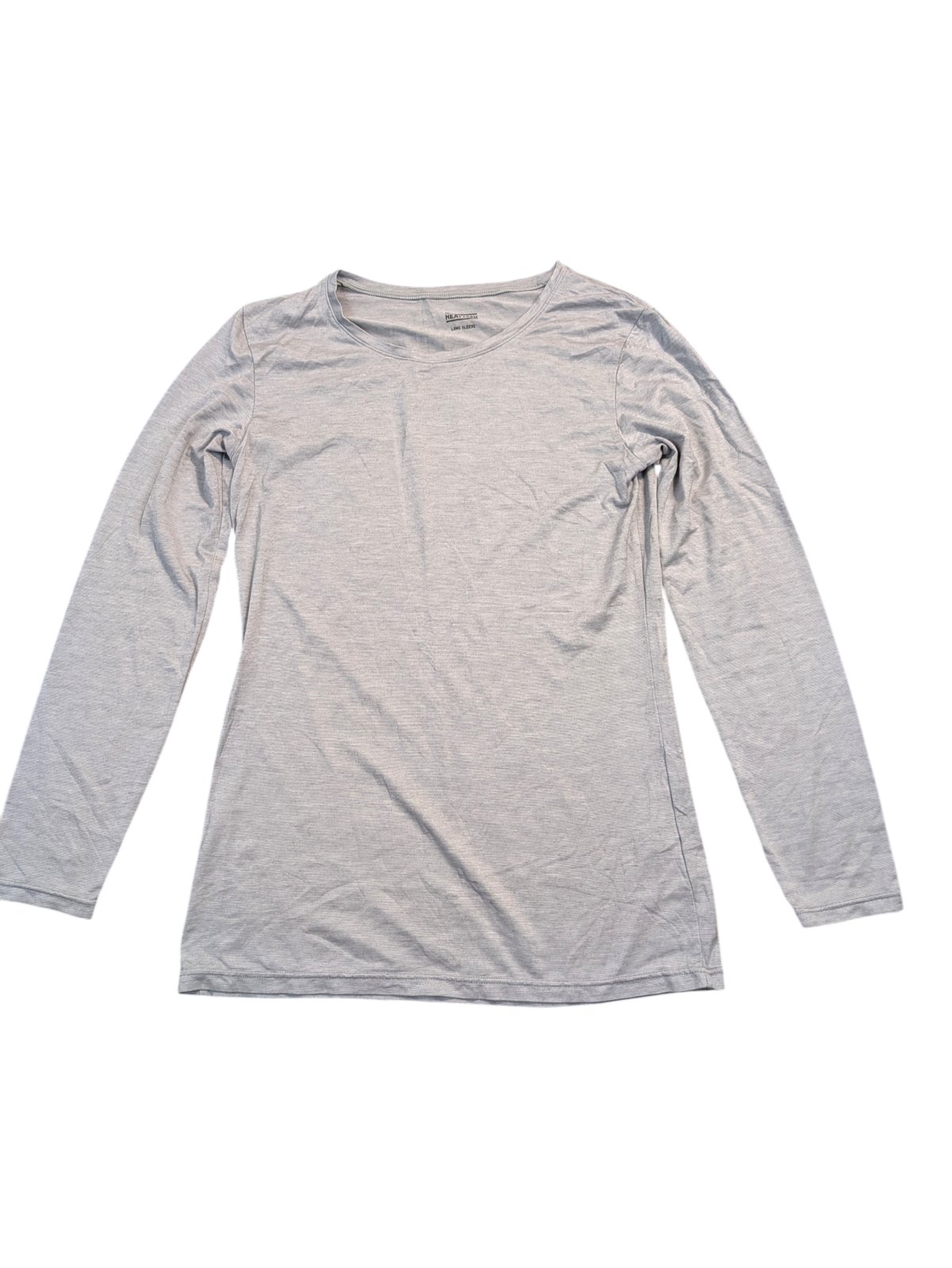 Šedé elastické termo triko s dlouhým rukávem pro holky secondhand Heattech