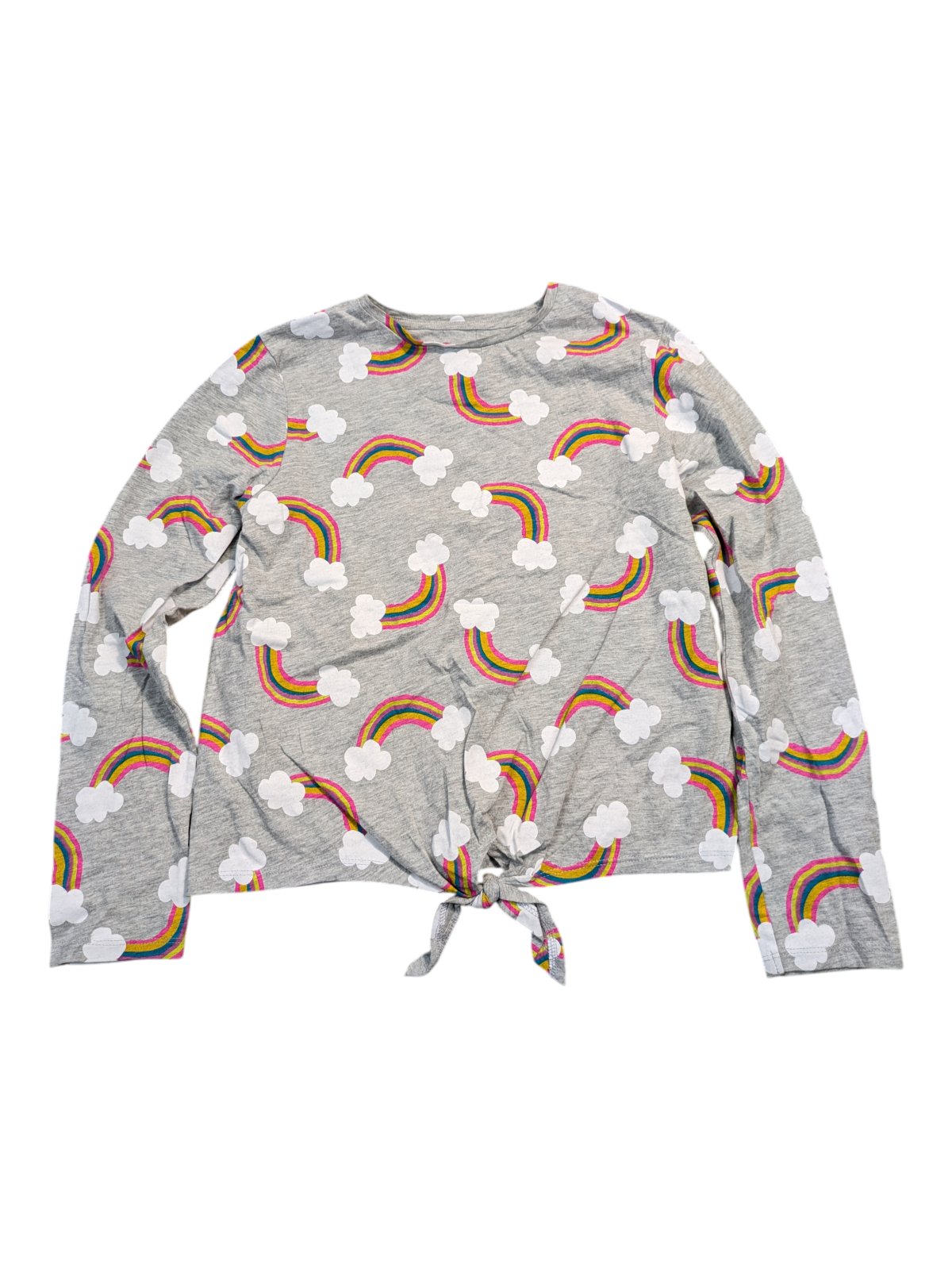 Šedé triko s duhou pro holky secondhand By Very