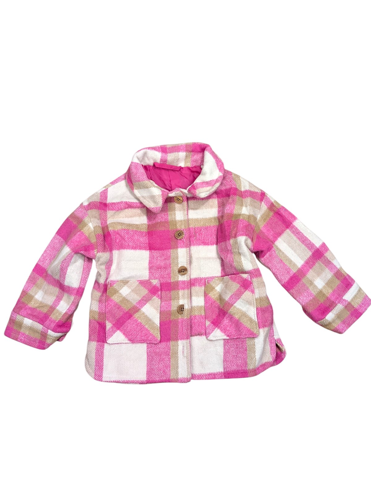 Růžový kabátek pro holky secondhand
